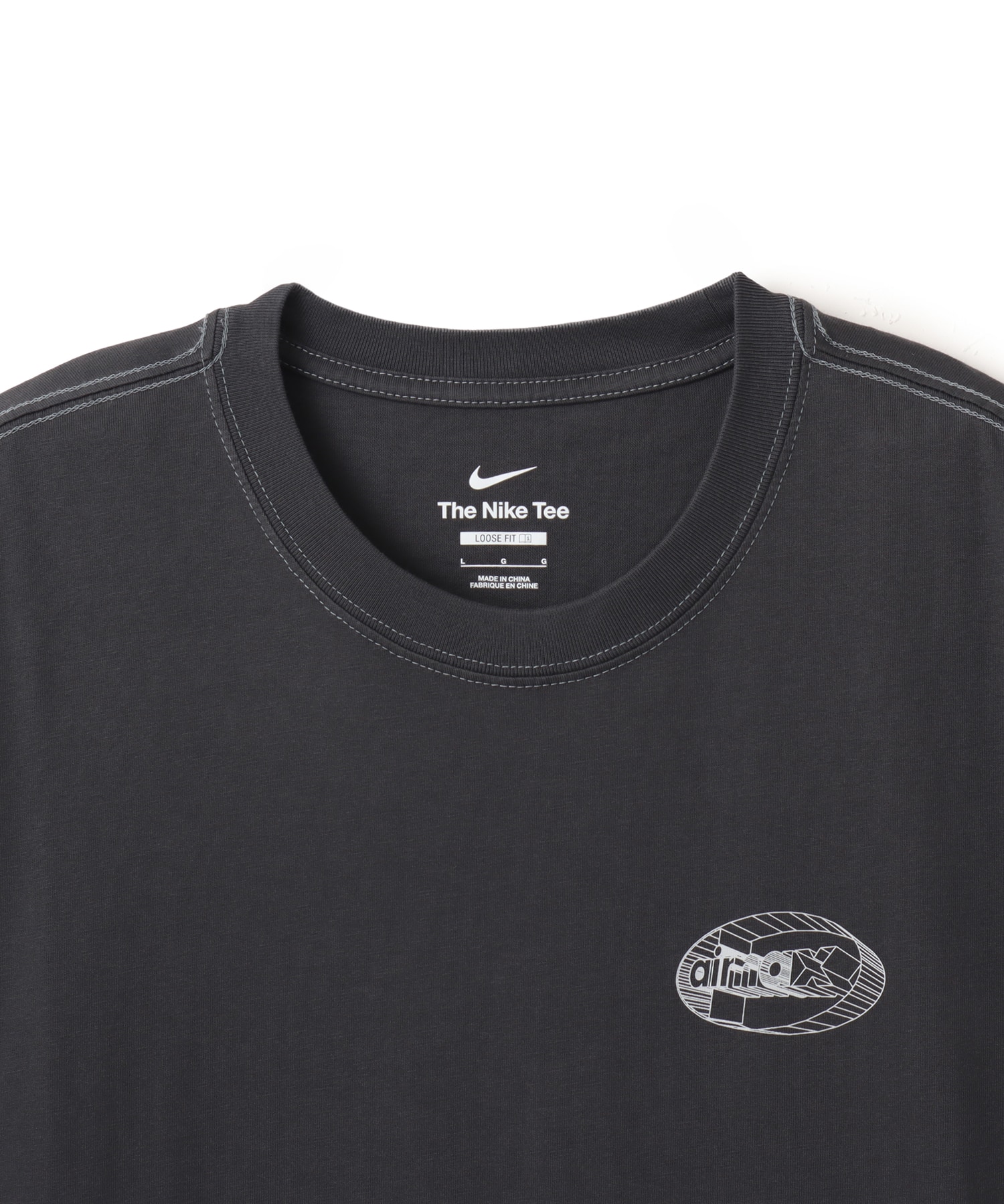 NIKE AS M NK TEE LS M90 FMRN GRAYの画像