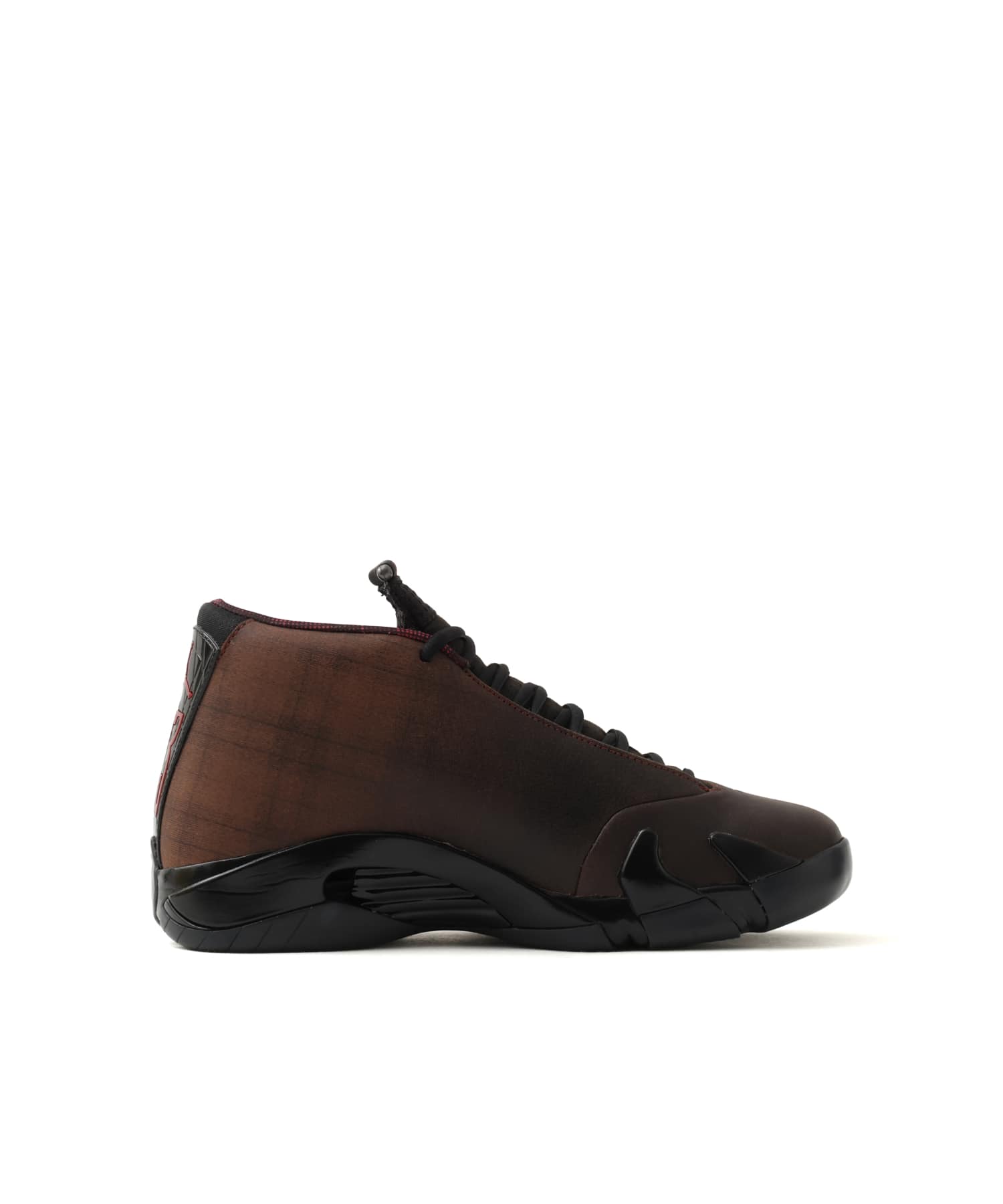 JORDAN BRAND AIR JORDAN 14 RETRO SP MWLA BLACK/BURNT REDの画像