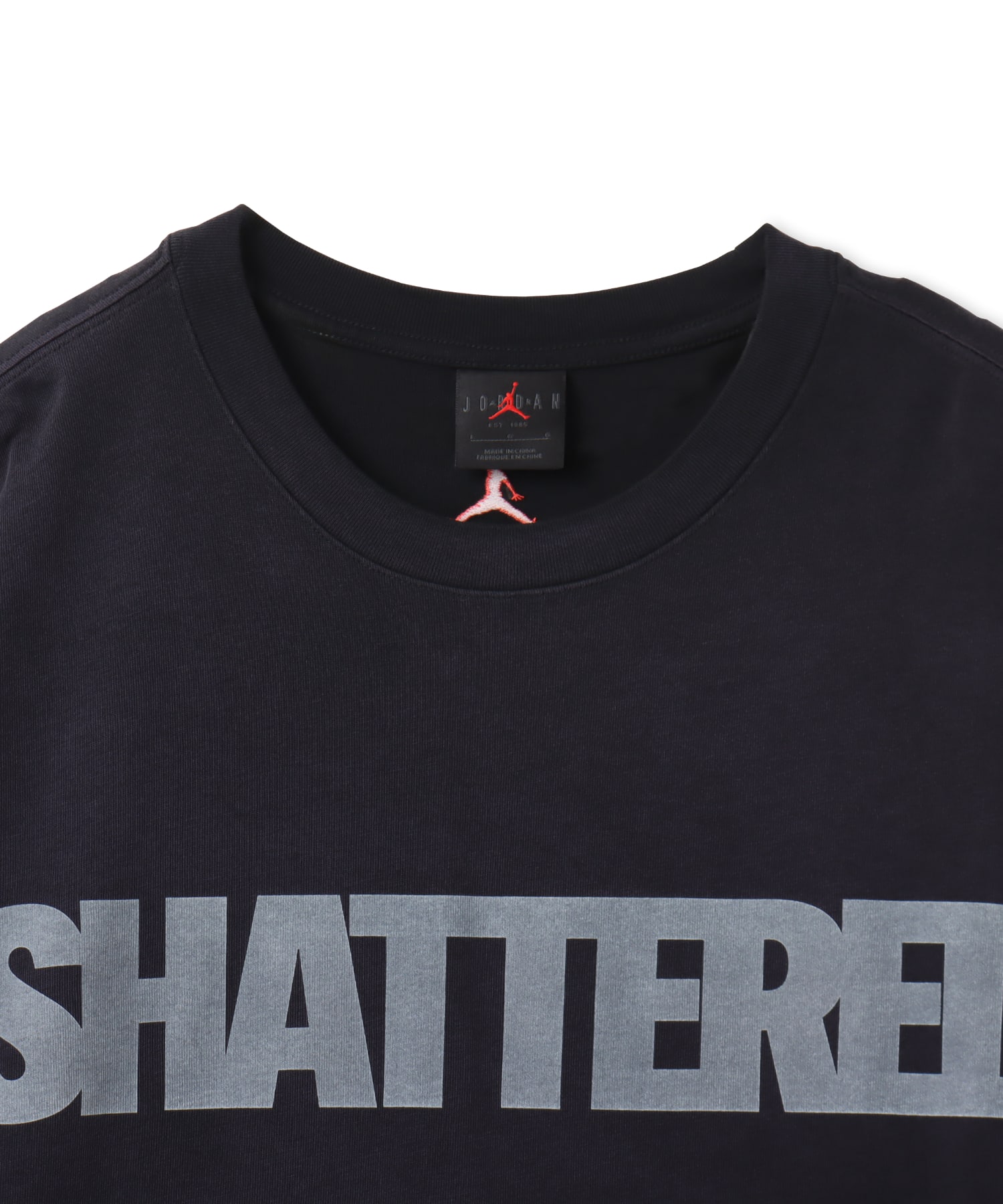 JORDAN BRAND SHATTERED S/S T-SHIRT BLACKの画像