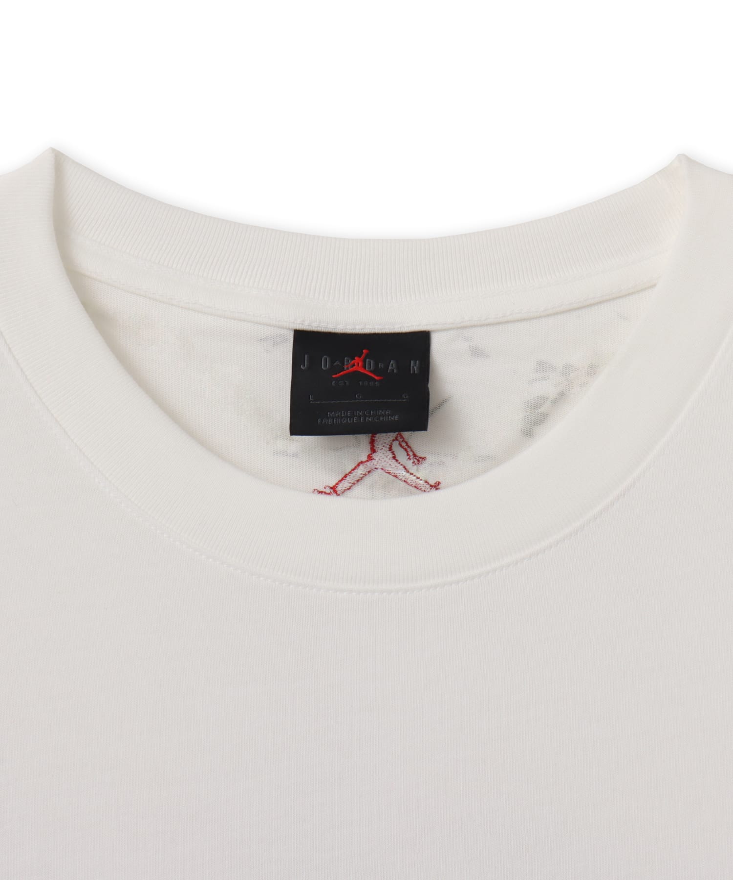 JORDAN BRAND M J BLK CAT STAR SS TEE WHITEの画像