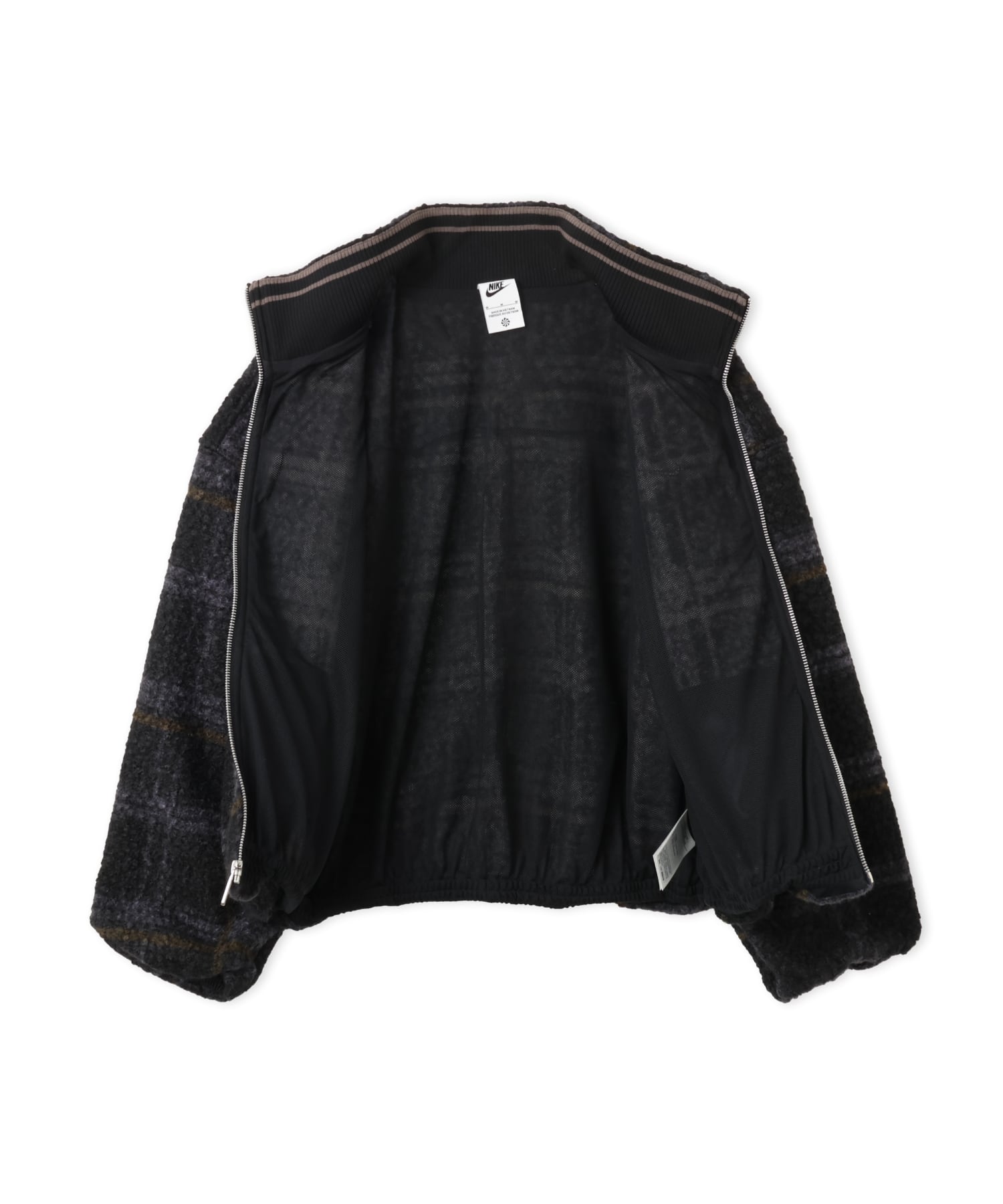 NIKE AS W NK STREET AOP SHERPA JKT BLACKの画像