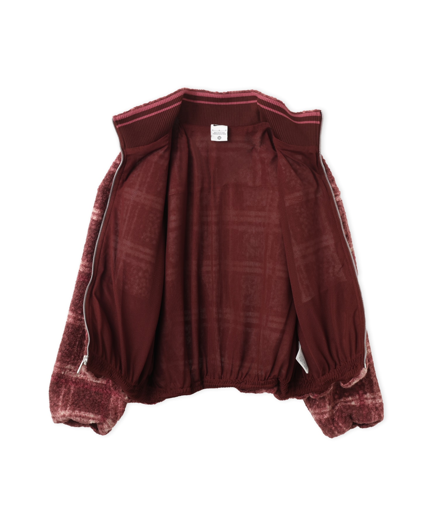 NIKE AS W NK STREET AOP SHERPA JKT PINKの画像