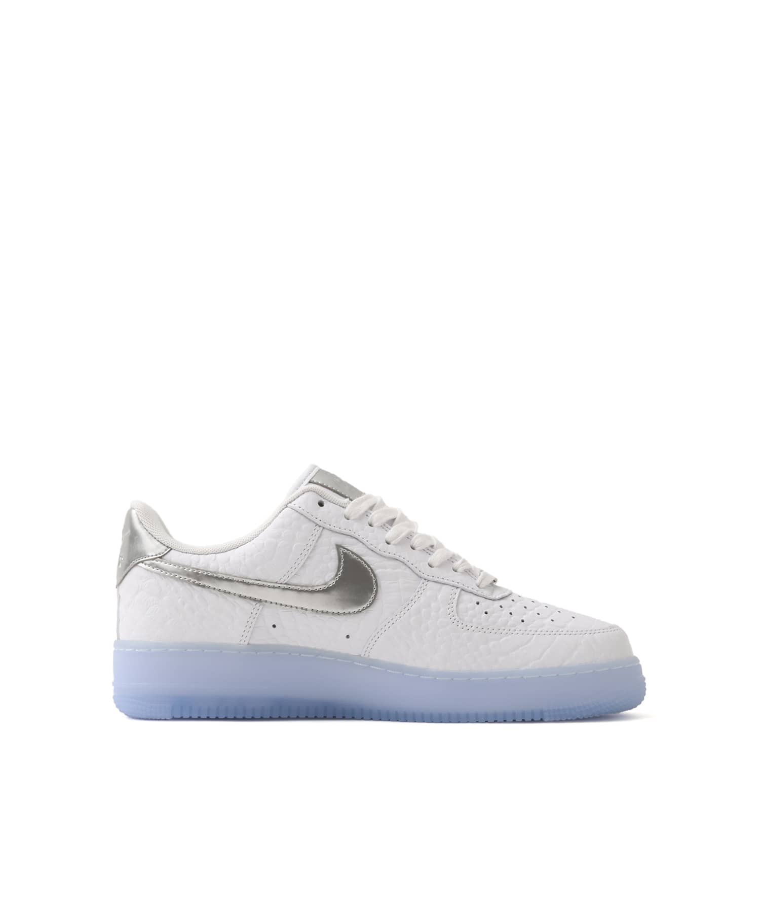 NIKE AIR FORCE 1 '07 WHITE/CHROME-BLUE TINT-PURE PLATINUMの画像