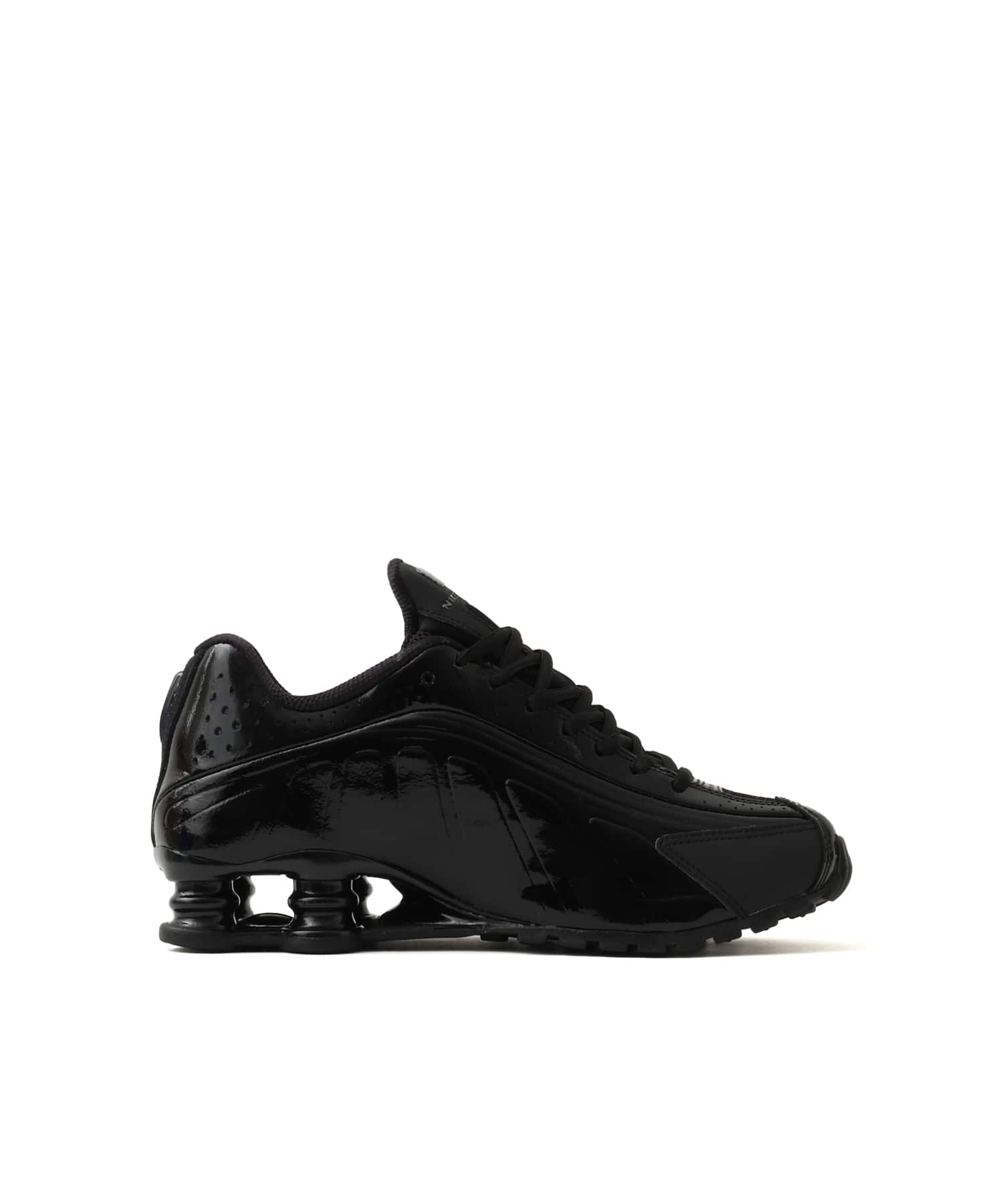 NIKE SHOX R4 BLACK/BLACK-BLACK-SMOKE GREYの画像