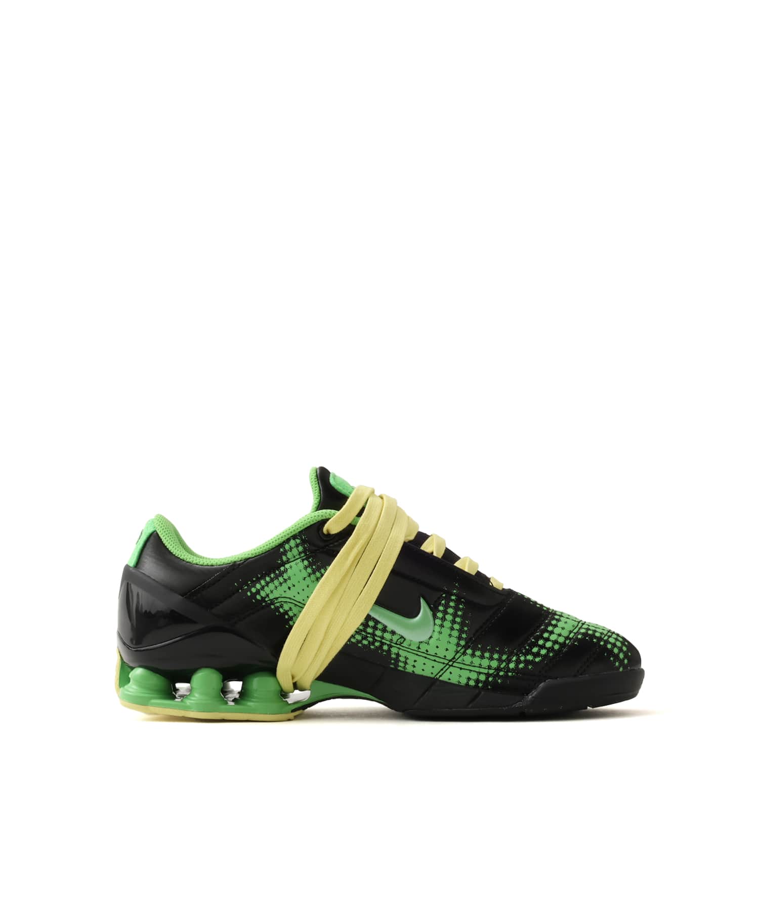 NIKE W NIKE T90 SHOX MAGIA WC BLACK/SPINACH GREEN-YELLOW DIAMOND-BLACKの画像