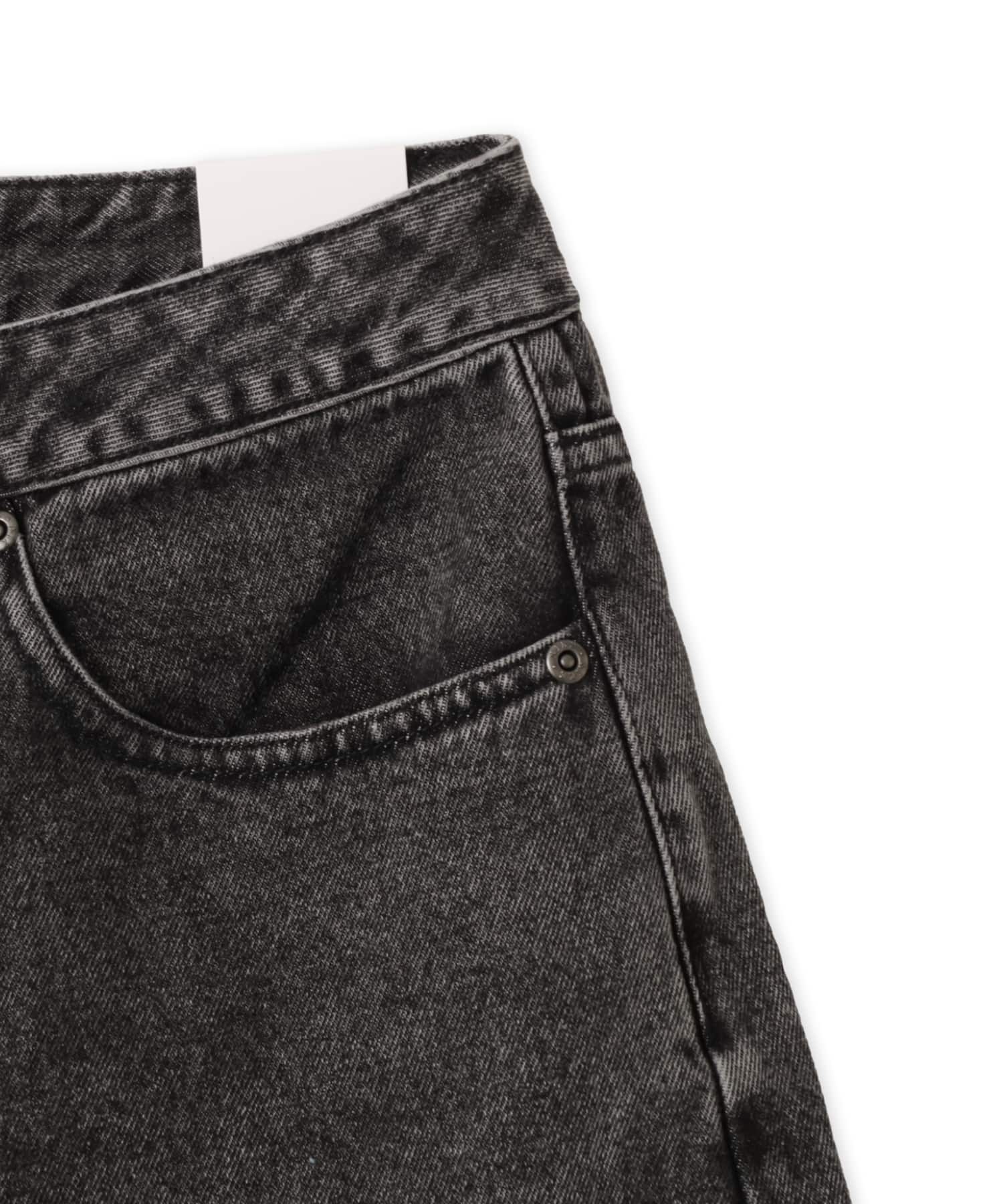 NIKE AS M NK YMH BLACK DENIM SHORTS BLACKの画像