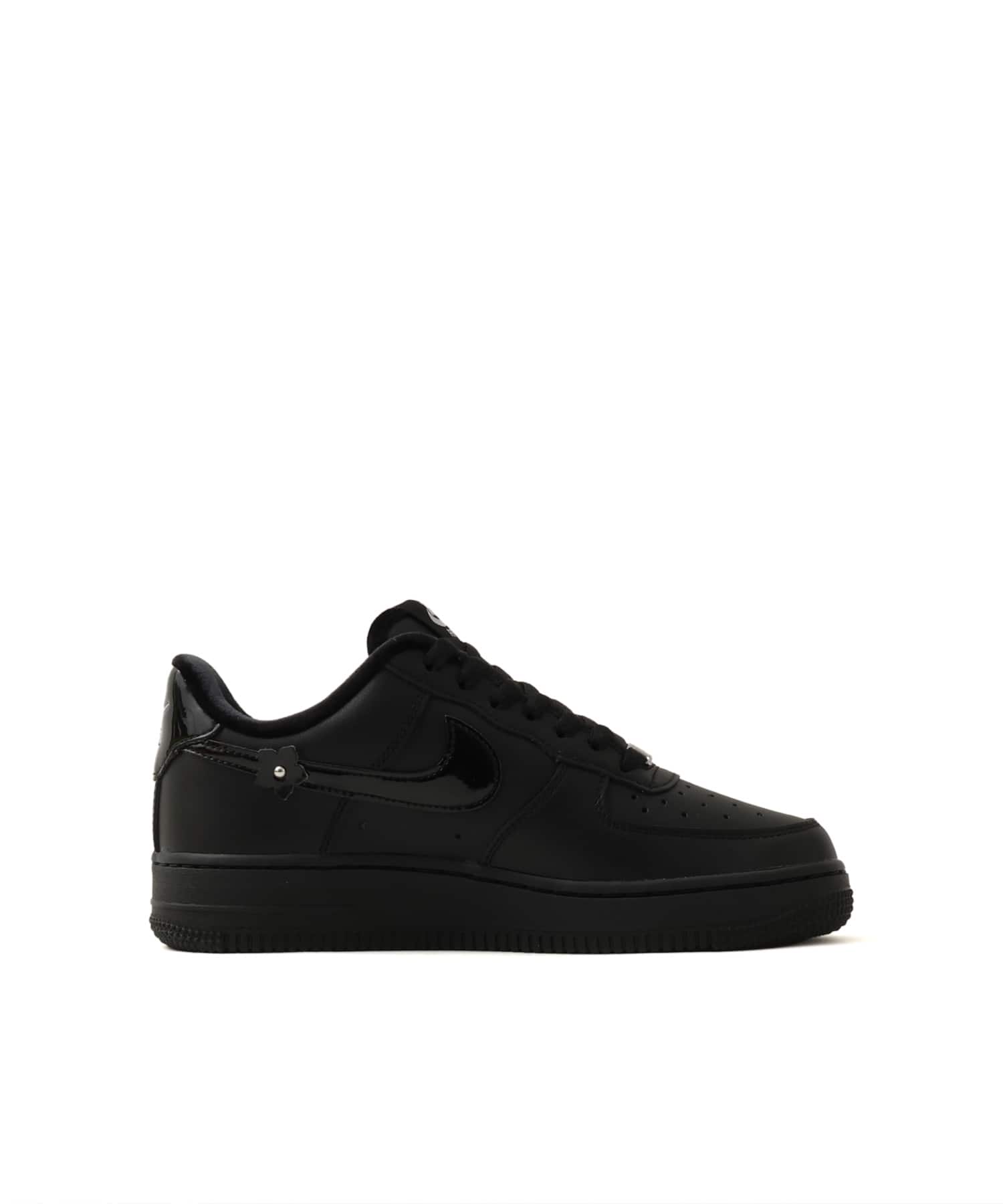 NIKE W AIR FORCE 1 '07 BLACK/BLACK-OFF NOIR-MTLC SILVERの画像