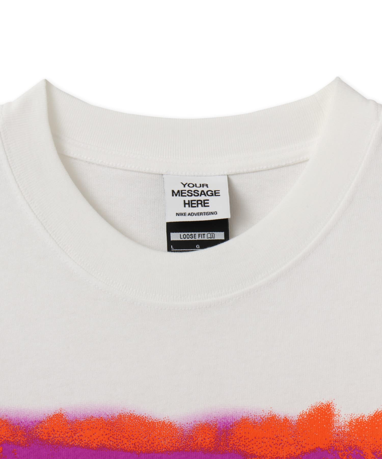 NIKE AS U NSW TEE LSE GOOD VS EVIL WHITEの画像