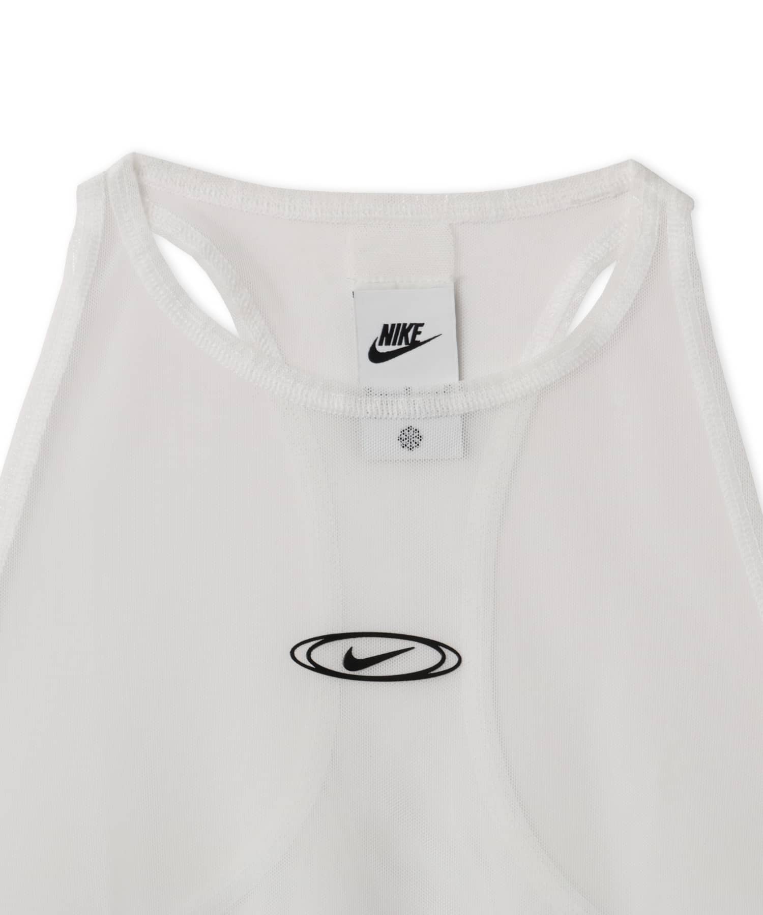NIKE AS W NK STREET GFX SHEER TANK WHITEの画像
