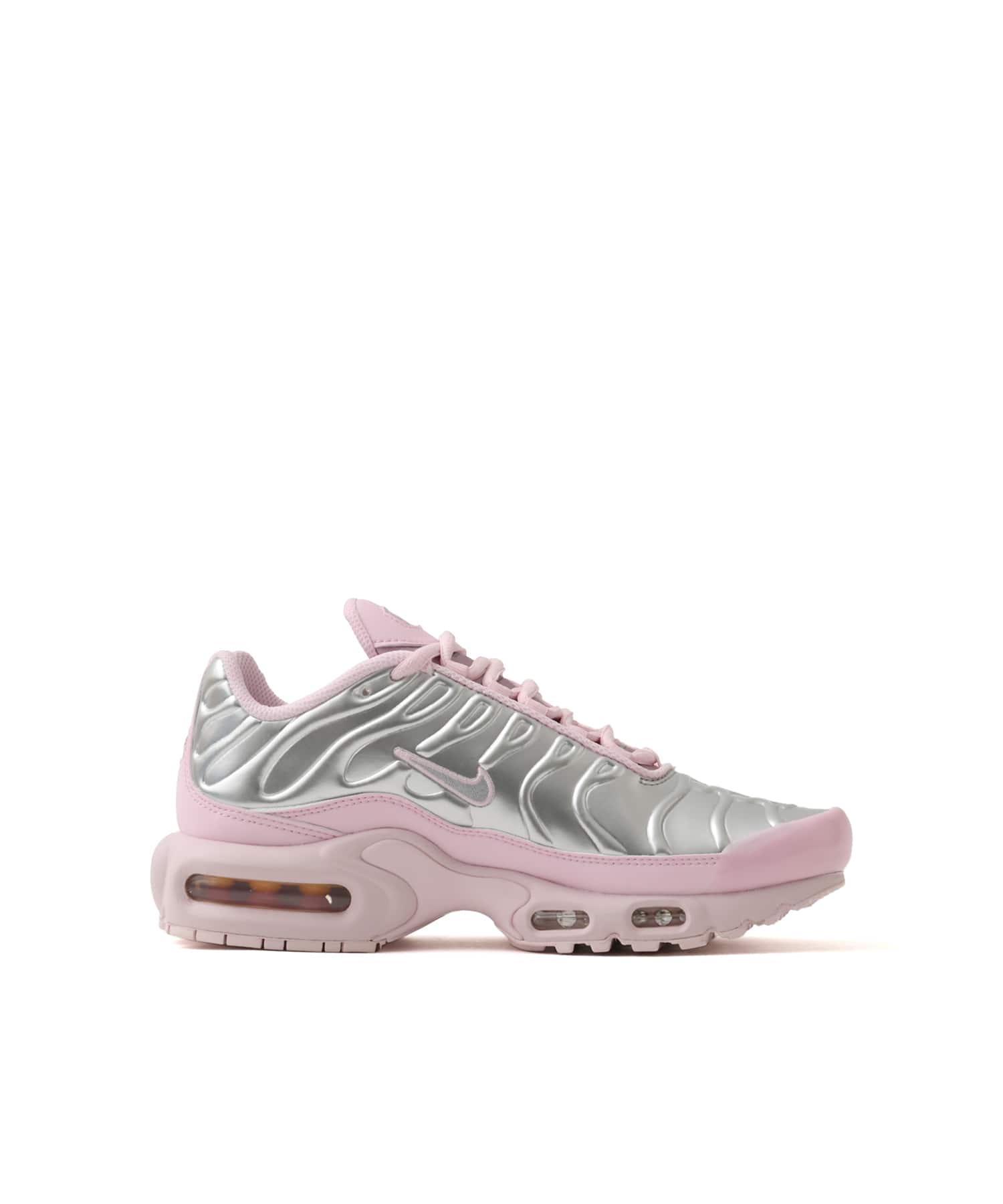 NIKE W AIR MAX PLUS METALLIC PINK FOAM/WOLF GREY-MTLC SILVERの画像