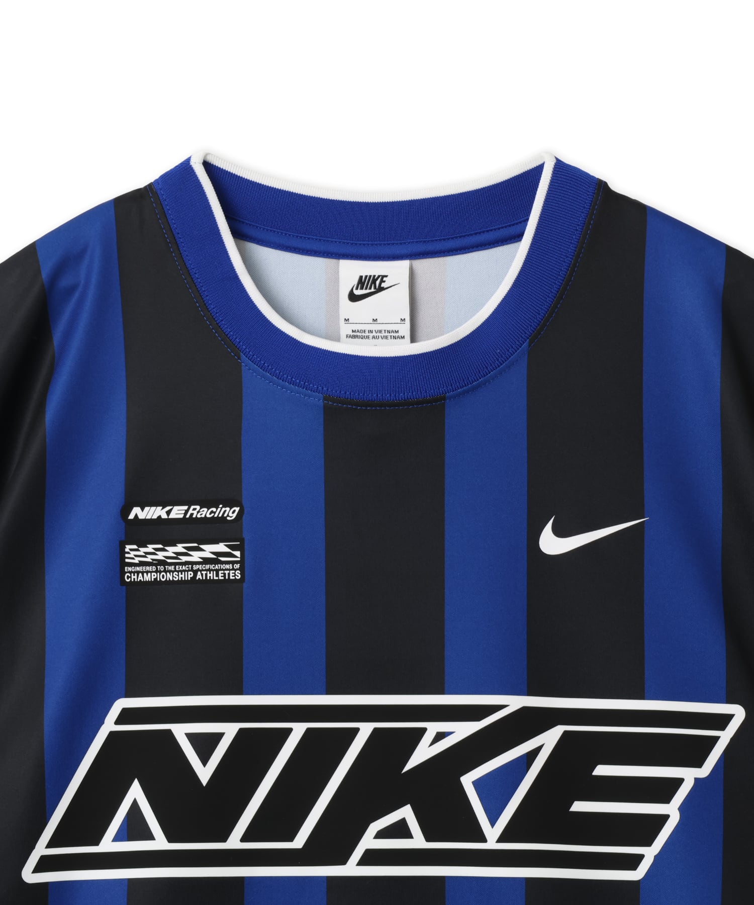 NIKE AS W NK STRIPED JERSEY MINI DRESS BLUEの画像