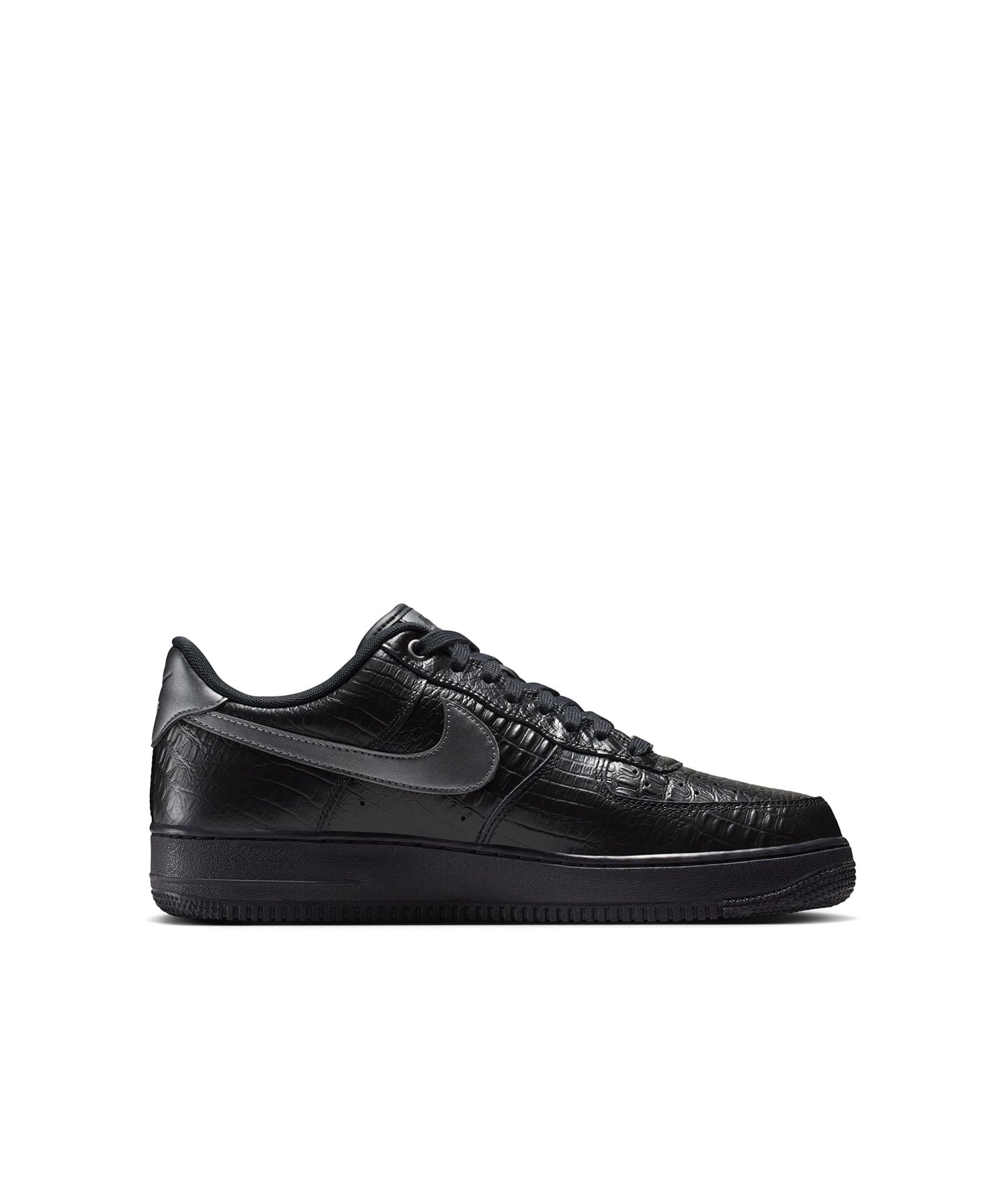 NIKE AIR FORCE 1 '07 BLACK/MTLC DK GREYの画像