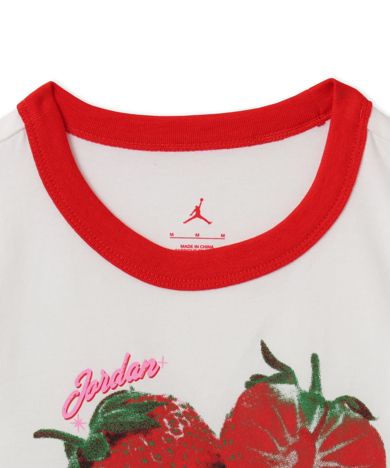 JORDAN BRAND AS W J STRWBY RINGER TEE WHITEの画像