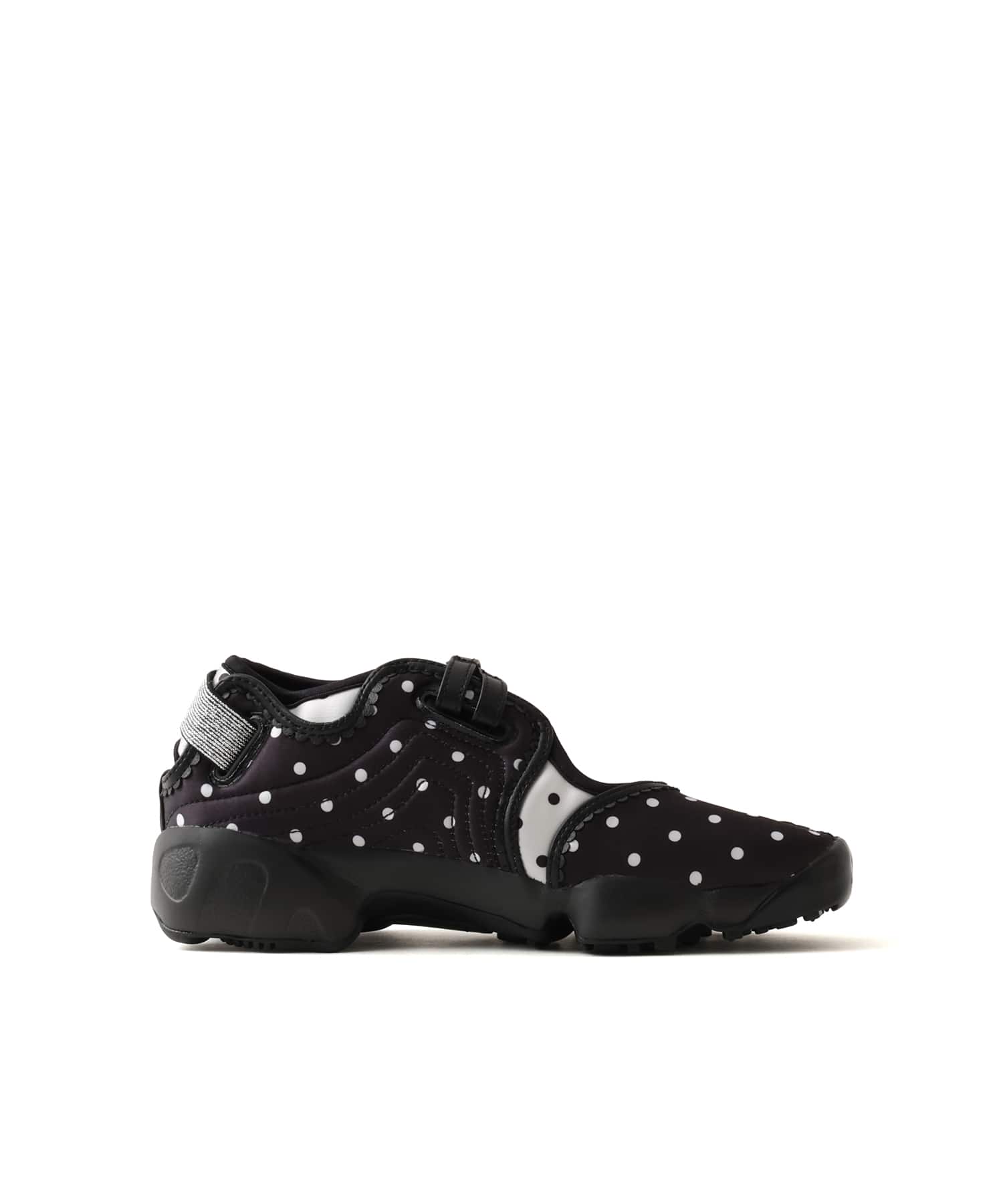 NIKE WMNS AIR RIFT BR BLACK/BLACK-BLACK-MTLC SILVER-UNIV RED-WHITEの画像
