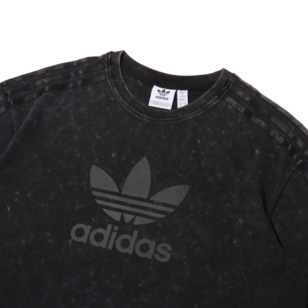 adidas WOMENS WASH TEE BLACK の画像