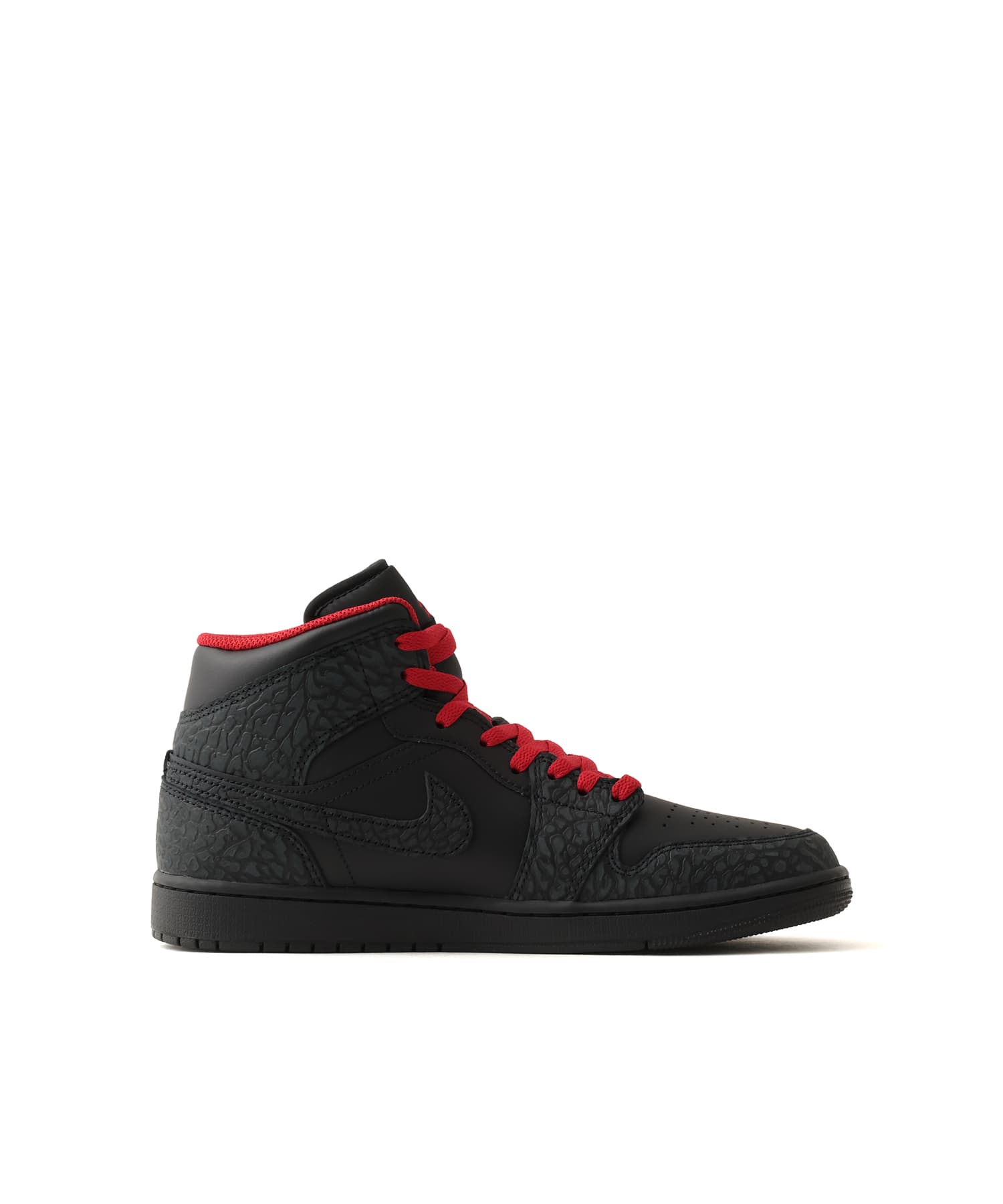 JORDAN BRAND AIR JORDAN 1 MID SE BLACK/TOUGH RED-BLACKの画像