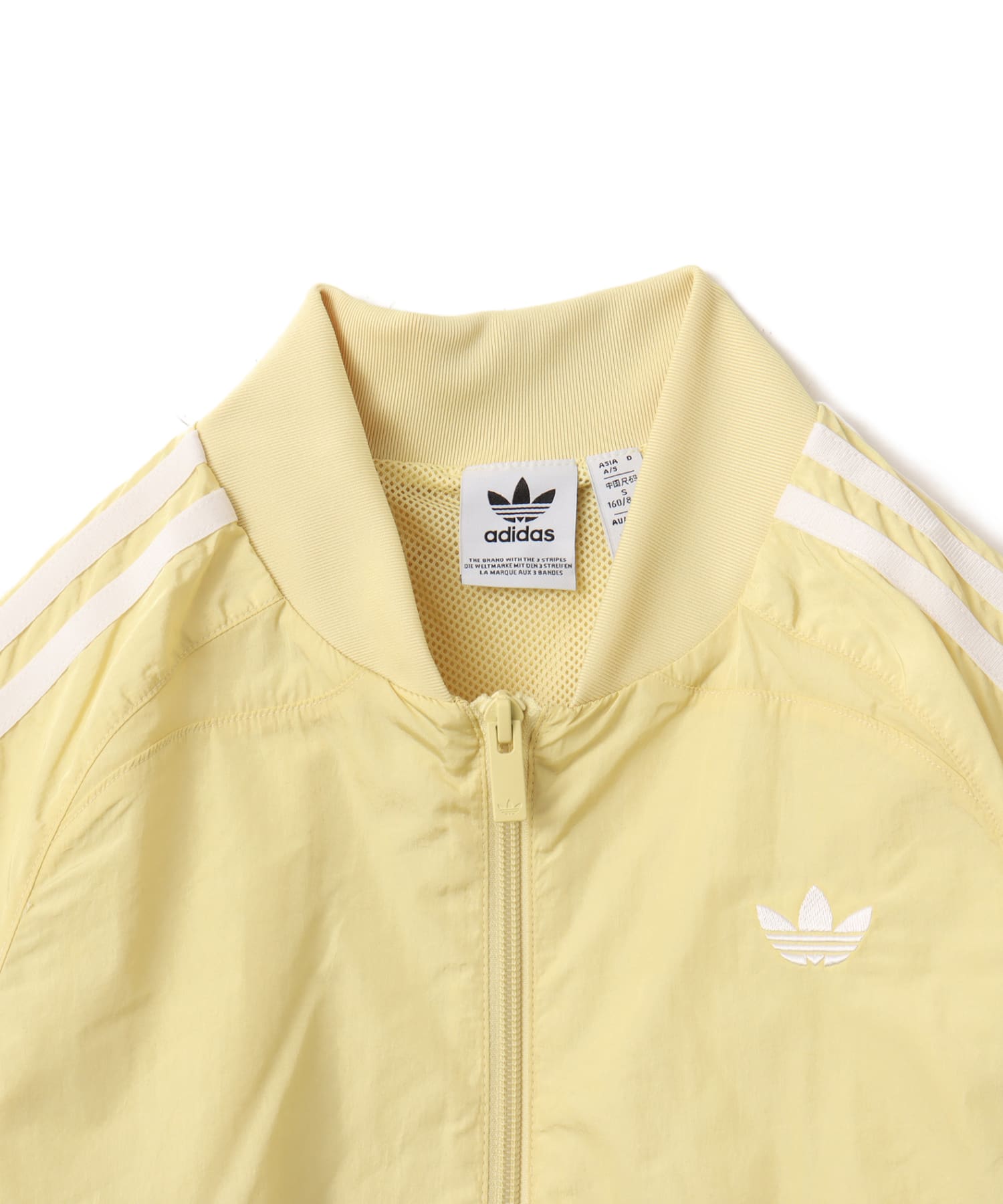 adidas TEAMGEIST TRACK TOP パウダーイエローの画像
