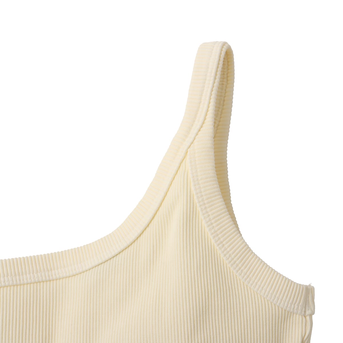 adidas RIB BRA TOP クリームホワイトの画像