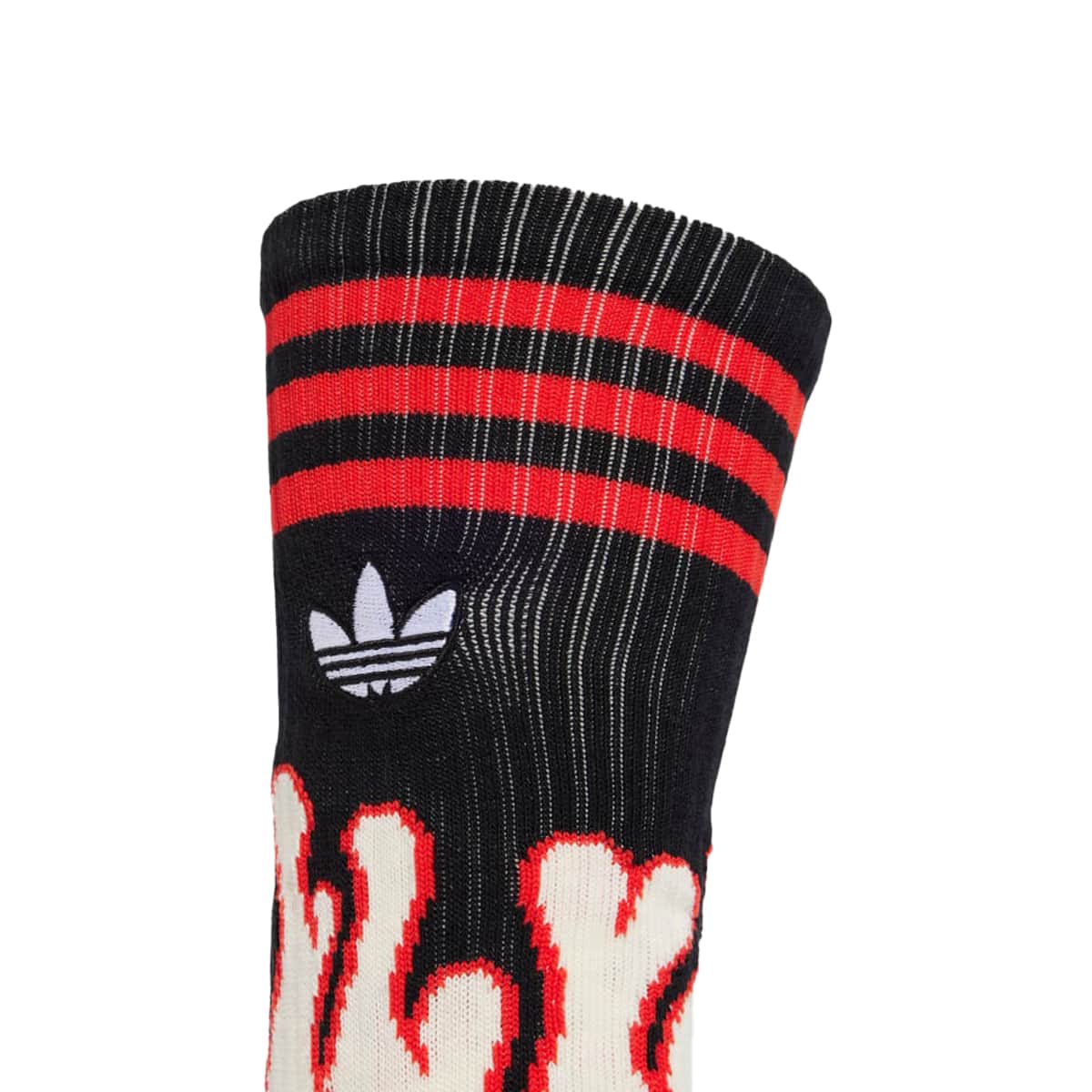 adidas 100T SOCKS CREWHT/RED の画像
