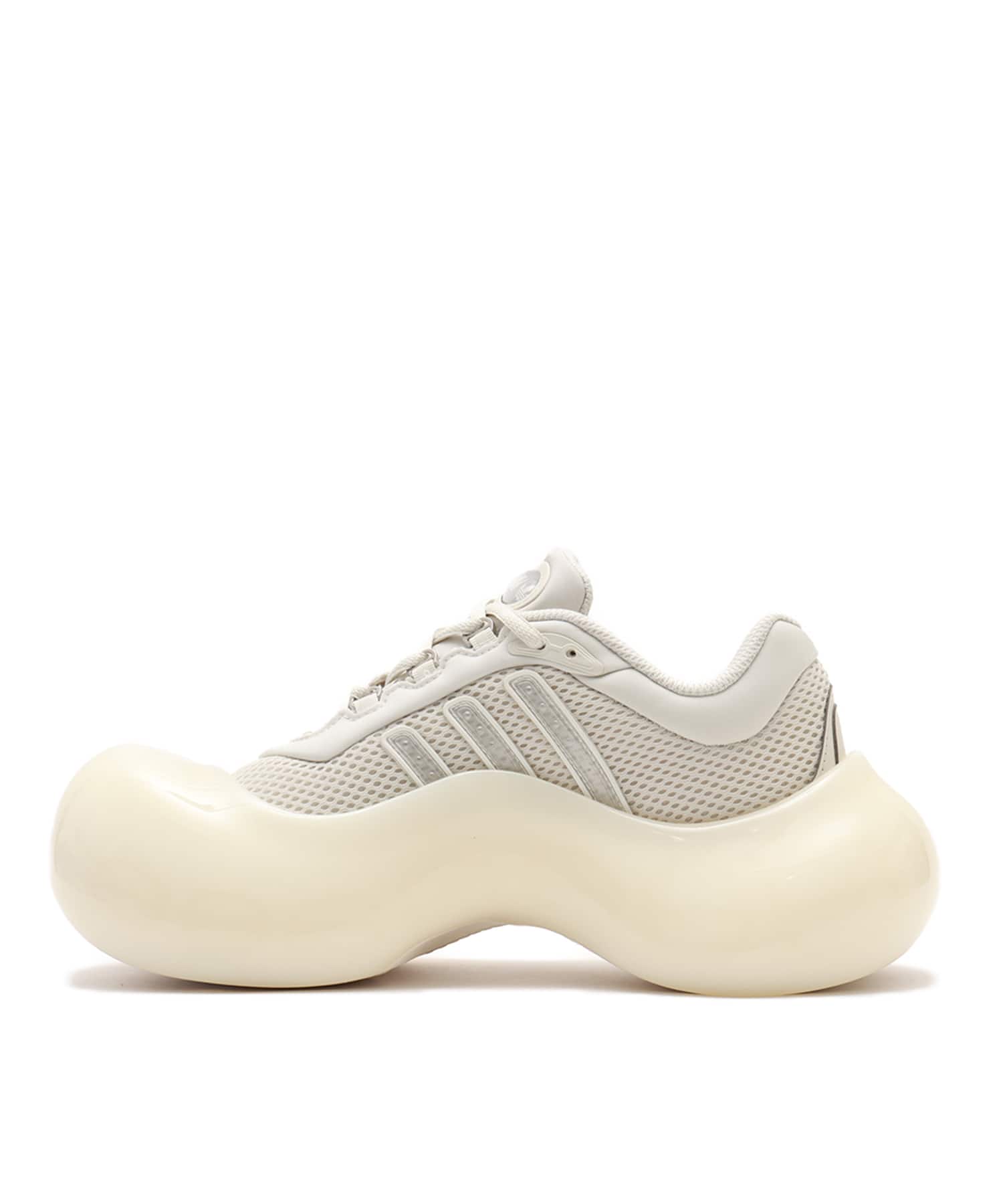 adidas by Avavav MOONRUBBER OFF WHITE/SILVER METALLIC/CHARK WHITEの画像