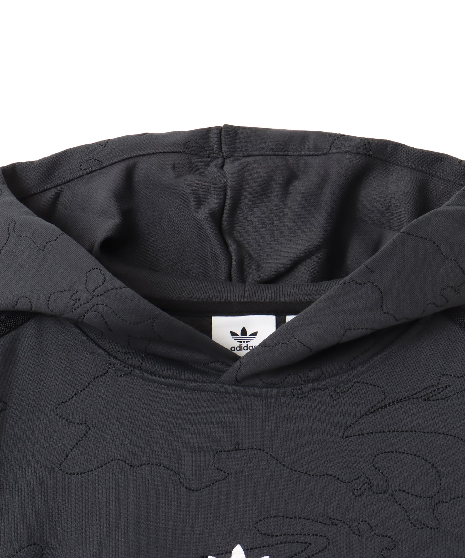 adidas 100 THIEVES HOODIE カーボンの画像