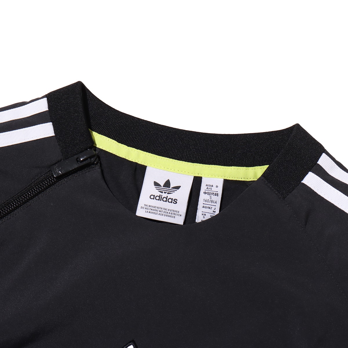adidas WOMENS VNTG TREFOIL CREW BLACK の画像
