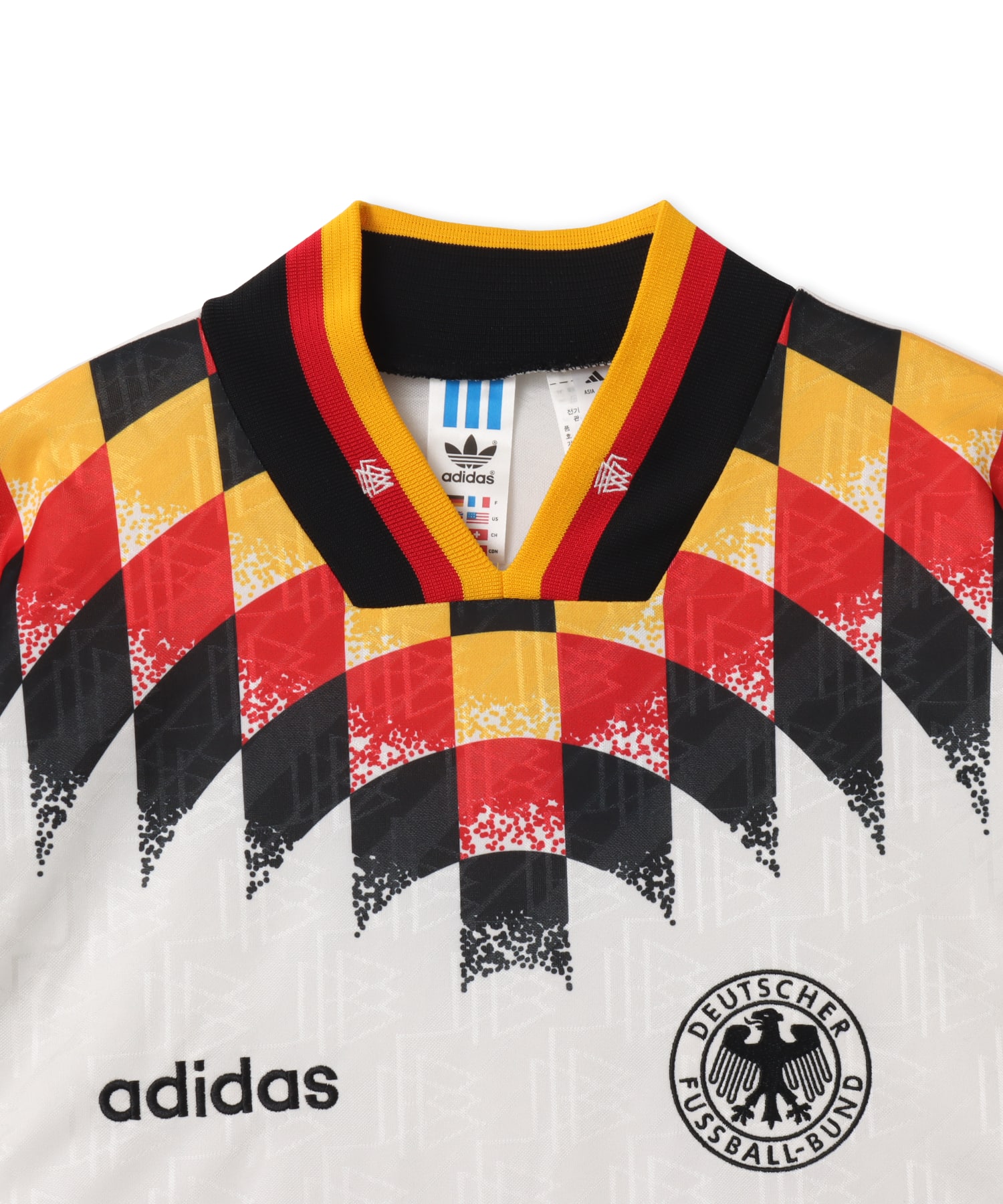 adidas ドイツ代表 ホーム ユニフォーム 1994 ホワイトの画像