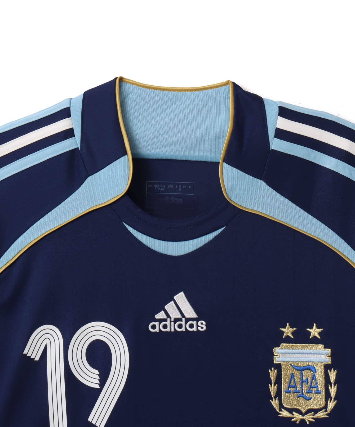 adidas アルゼンチン代表 アウェイ ユニフォーム 2006 Messi ダークブルーの画像