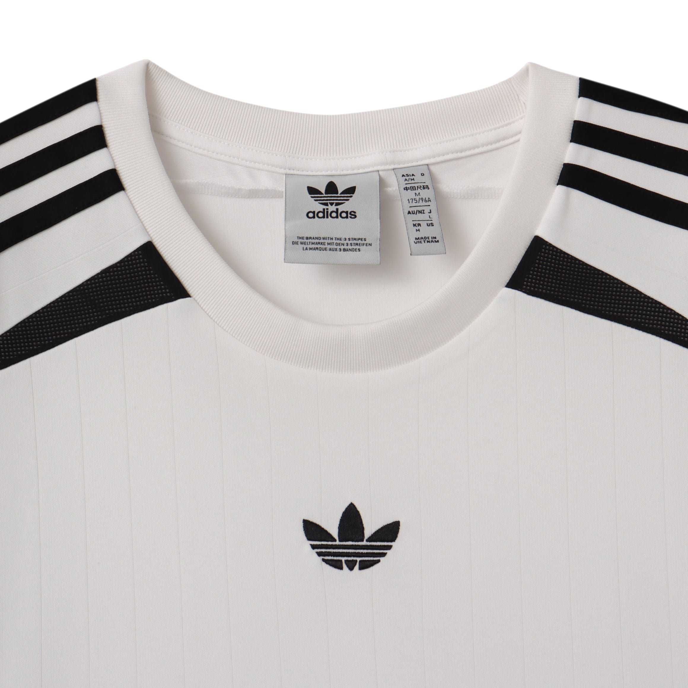 adidas TEAMGEIST TEE ホワイト/ブラックの画像