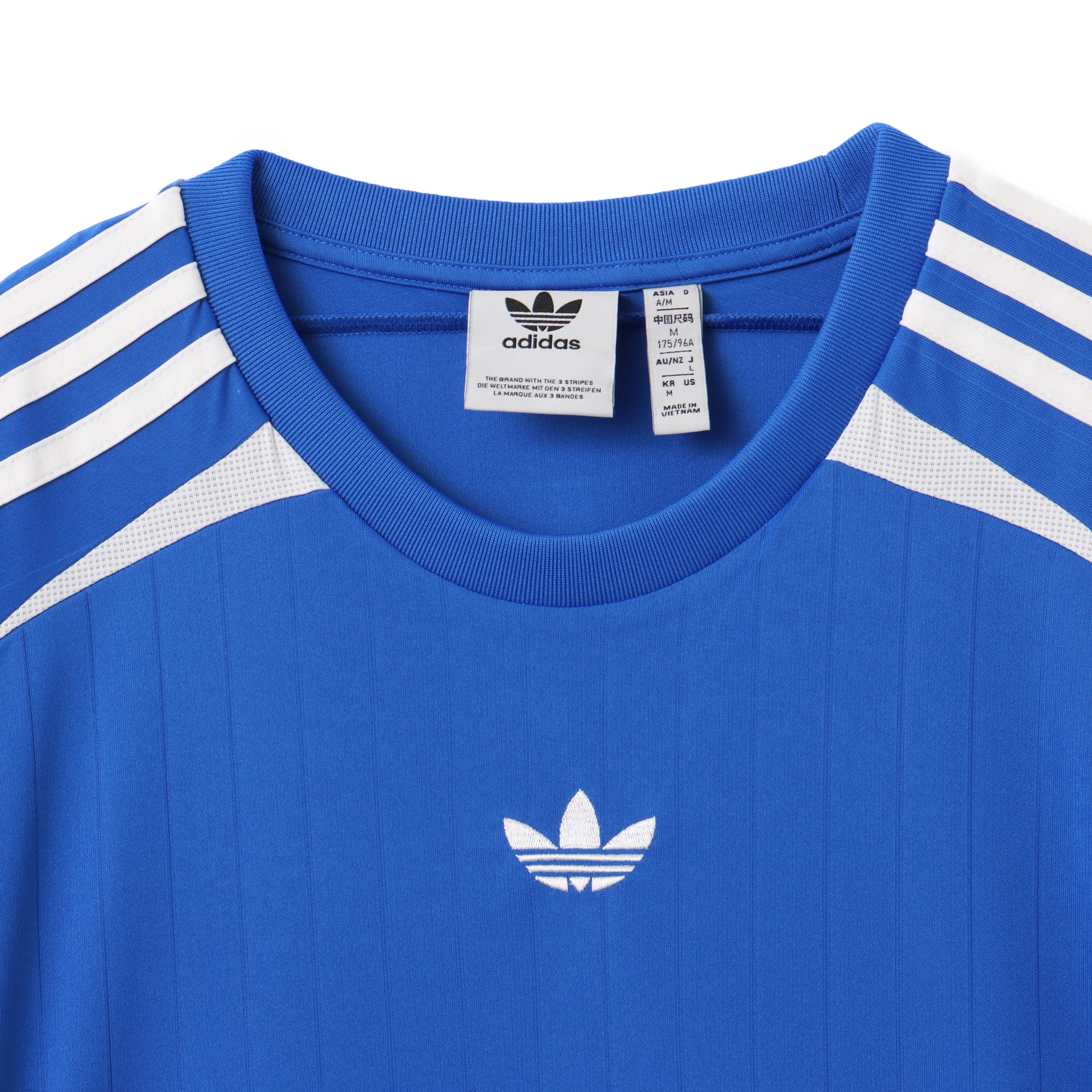 adidas TEAMGEIST TEE ブルー/ホワイト（アディダス チーム