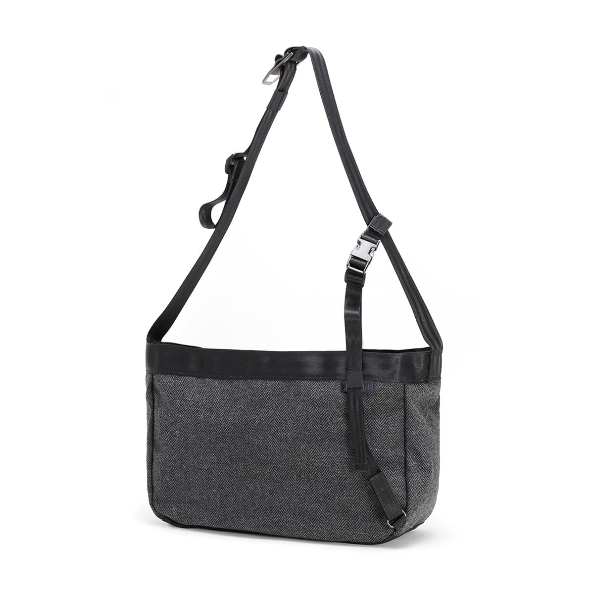 CHROME NEWSPAPER MESSENGER SM BLACK HERRINBONEの画像