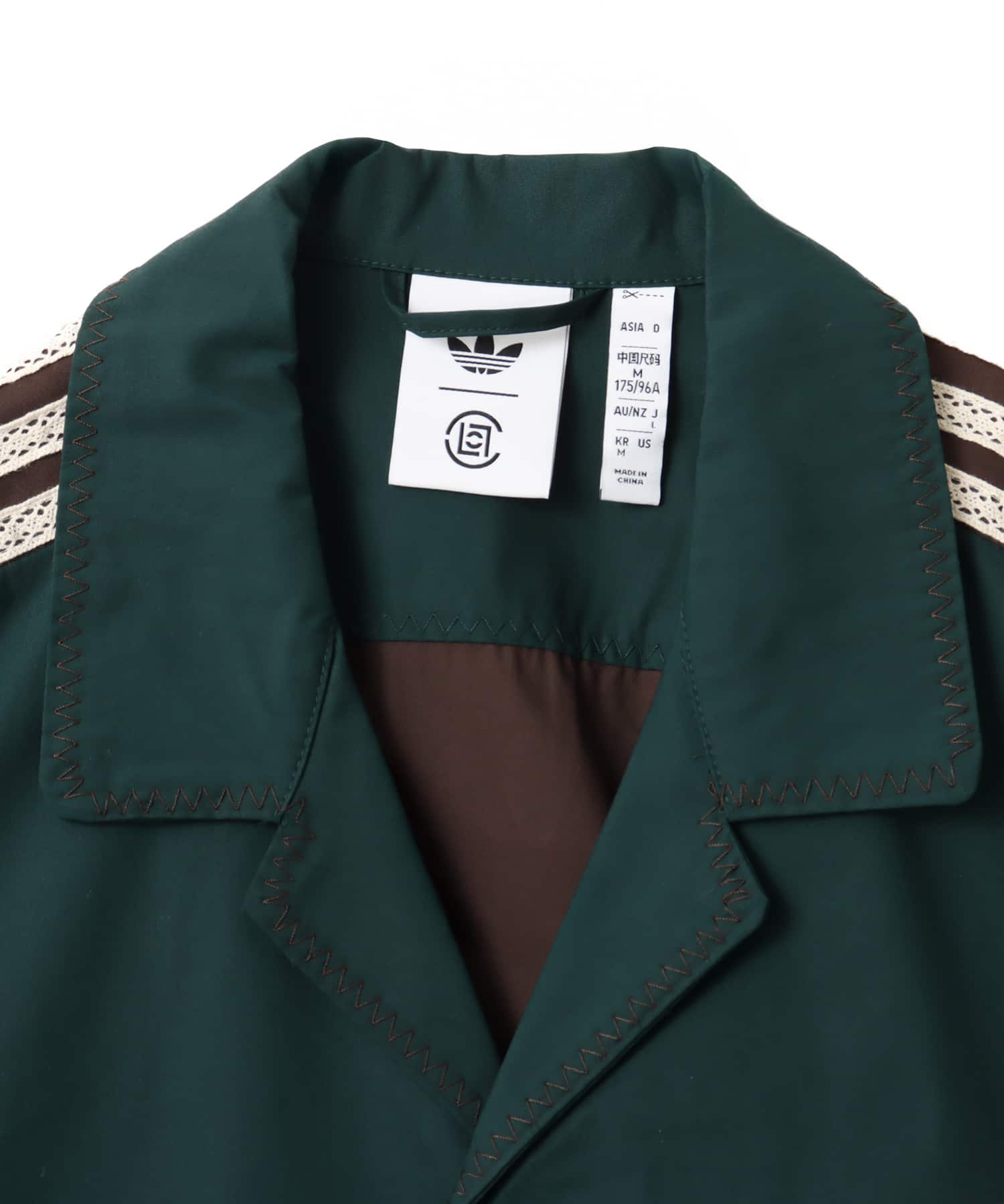 adidas CLOT BOWLING SHIRT BY EDISON CHEN ダークブラウンの画像