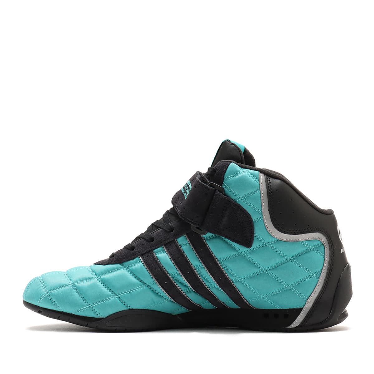 adidas ADIRACER HI Mercedes AMG PETRONAS F1 TEAM SEMI MINT RUSH/CORE BLACK/SILVER METALLICの画像