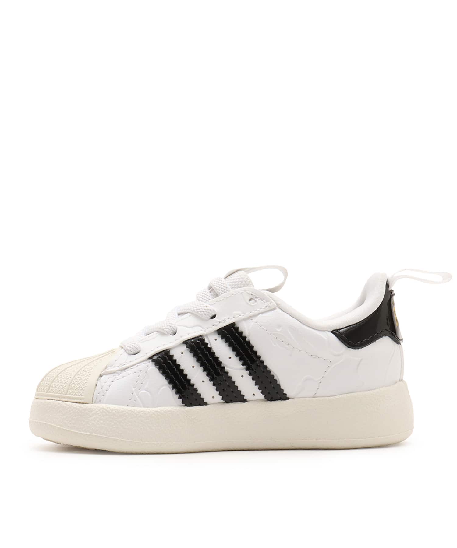adidas ADIFOM SUPERSTAR 360 I BAPE FOOT WEAR WHITE/CORE BLACK/GOLD METALLICの画像