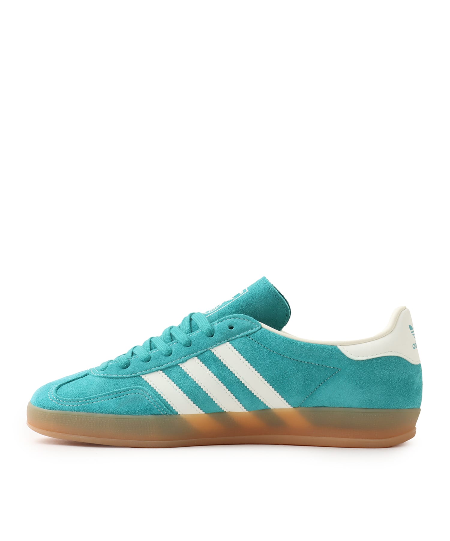adidas GAZELLE INDOOR PURTEA/OWHITE/GOLDMTの画像