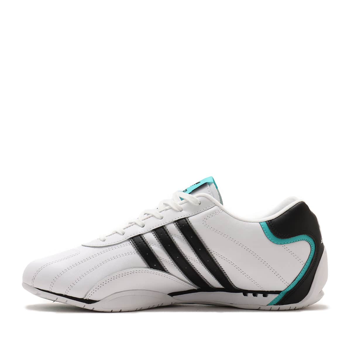 adidas ADIRACER LO Mercedes AMG PETRONAS F1 TEAM FOOT WEAR WHITE/CORE BLACK/SILVER METALLICの画像