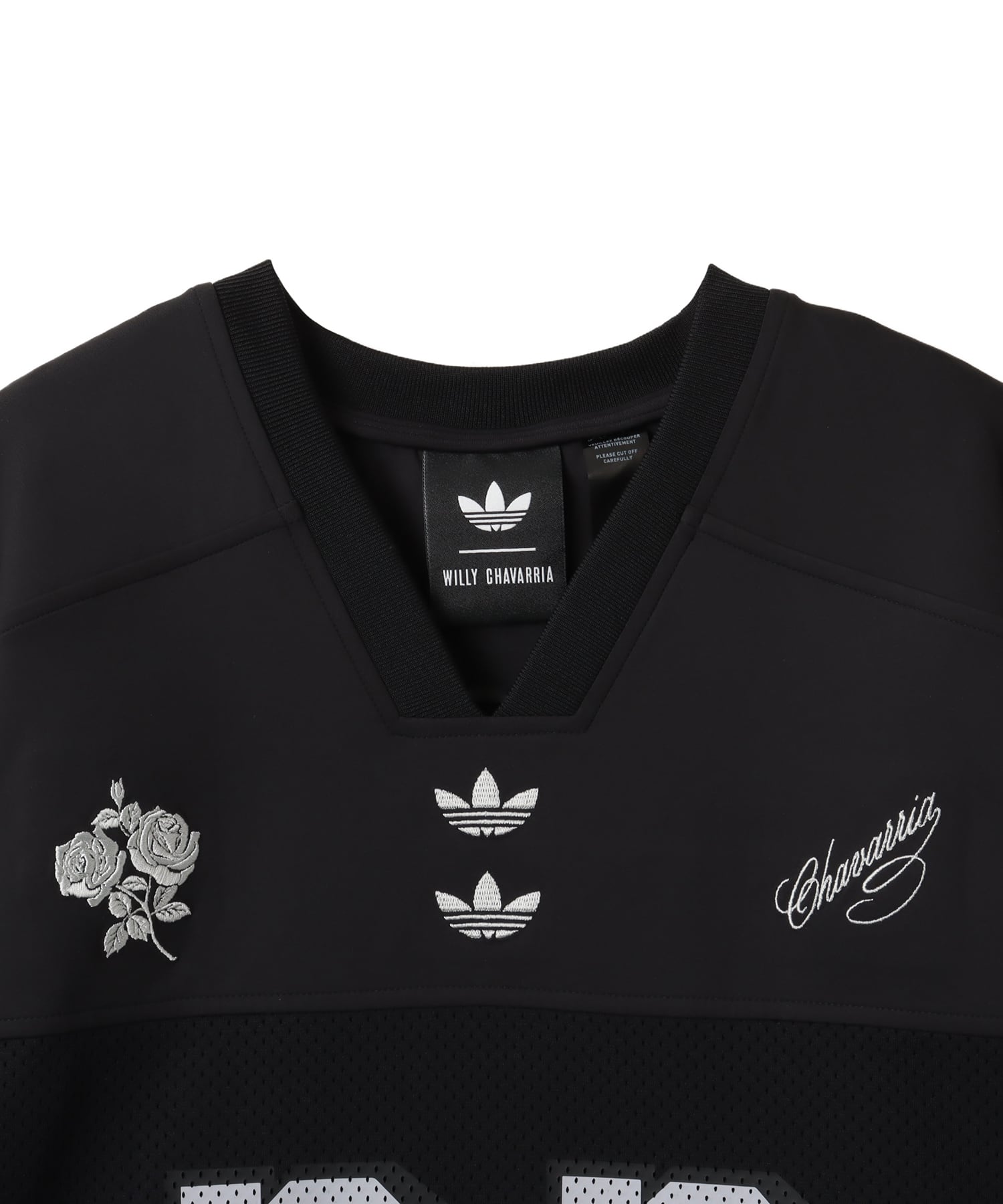 adidas WILLY CHAVARRIA FOOTBALL JERSEY ブラックの画像