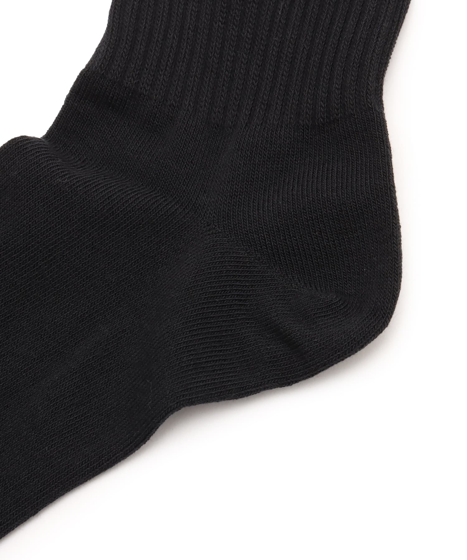 adidas 3-STRIPES CREW SOCKS 3 PAIRS ブラック/ブラック/ブラックの画像