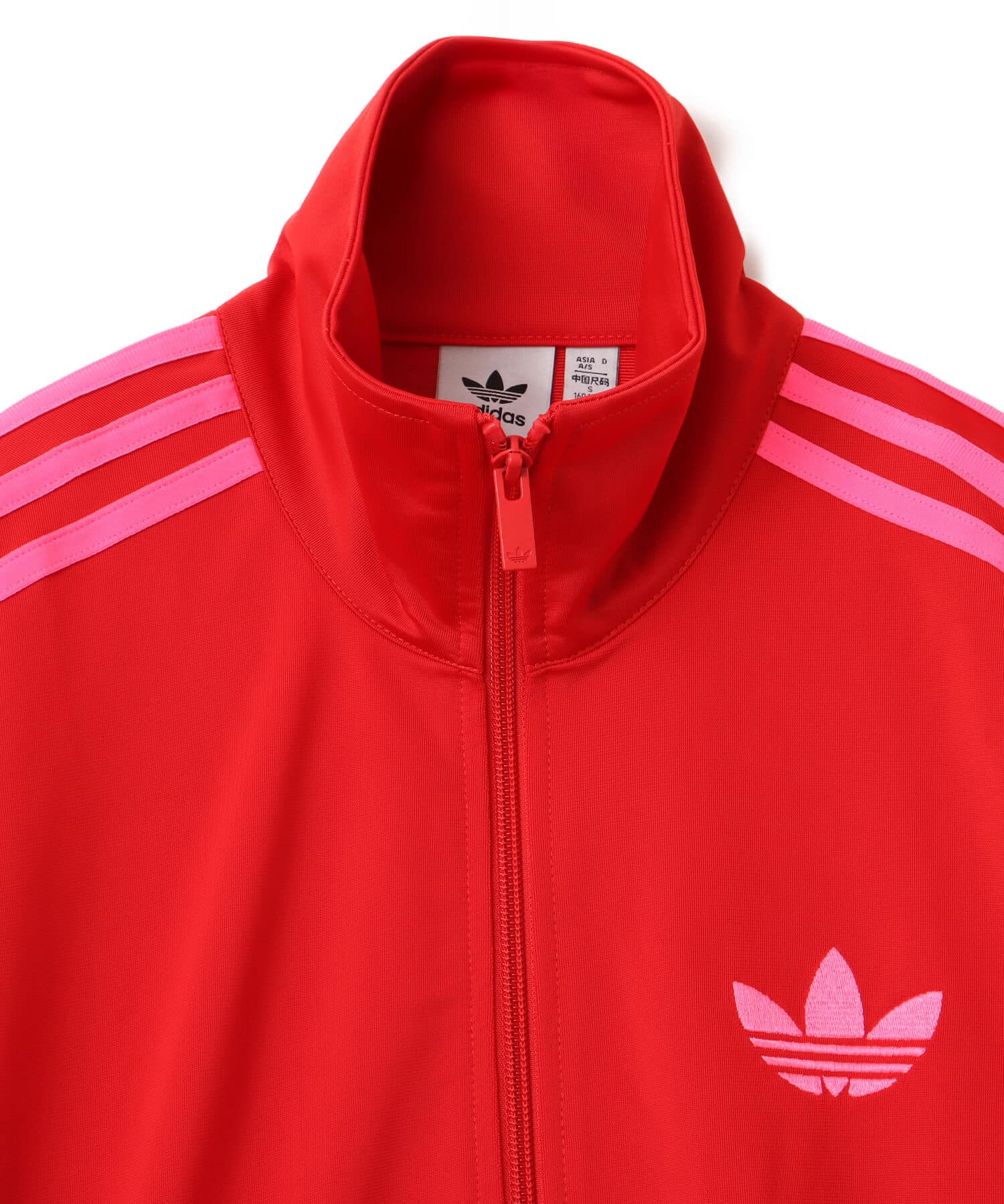 adidas ADICOLOR CLASSIC FIREBIRD LOOSE TRACK TOP ベタースカーレット/ルシッドピンクの画像
