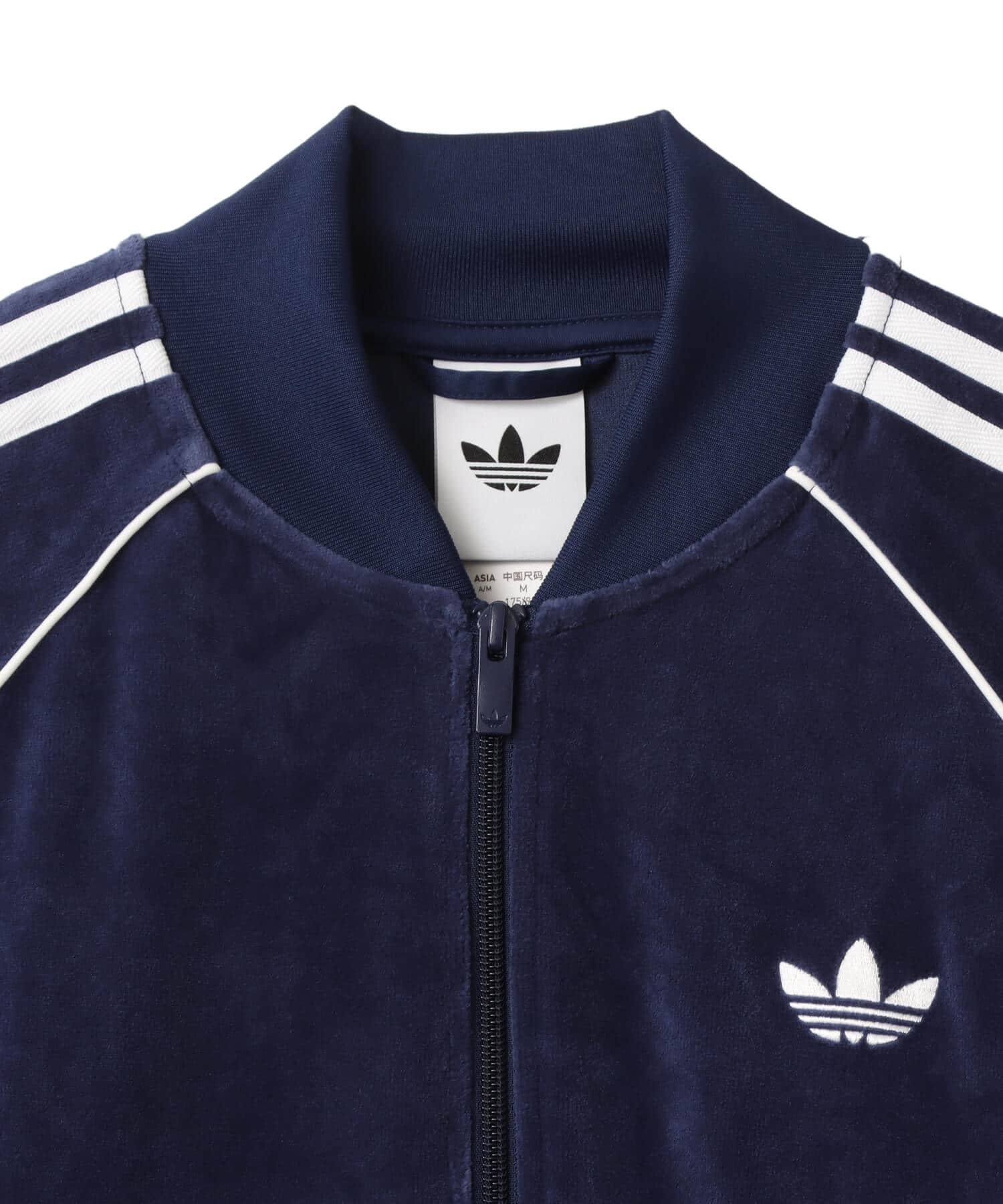 adidas VELOUR SST TRACK TOP ナイトインディゴの画像