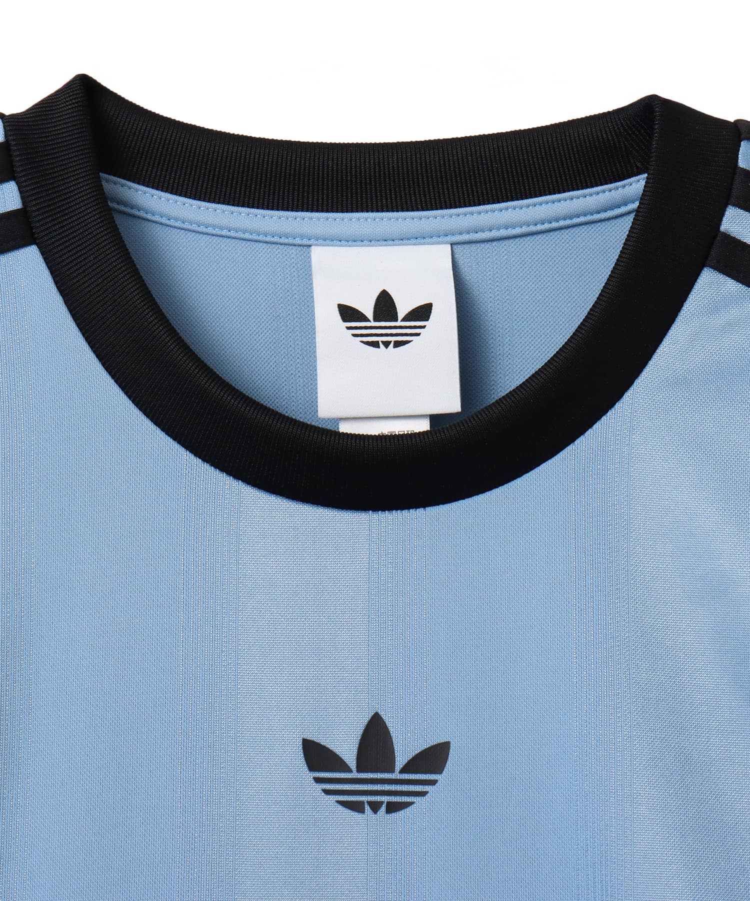 adidas ADICOLOR JACQUARD JERSEY アッシュブルー/ブラックの画像