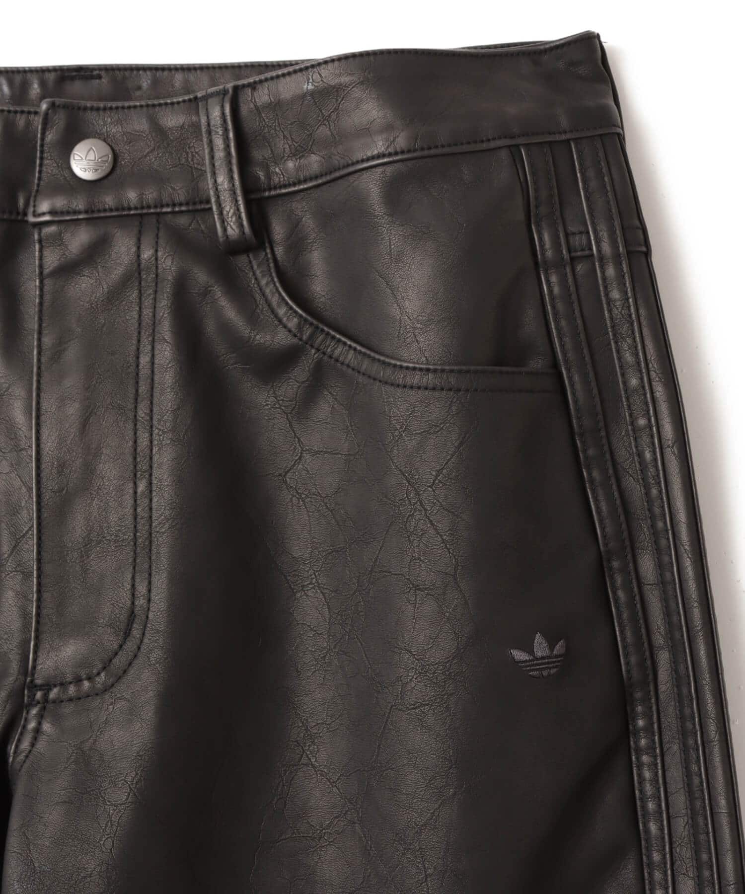adidas FIREBIRD PLEATHER 7/8 PANT ユーティリティブラックの画像