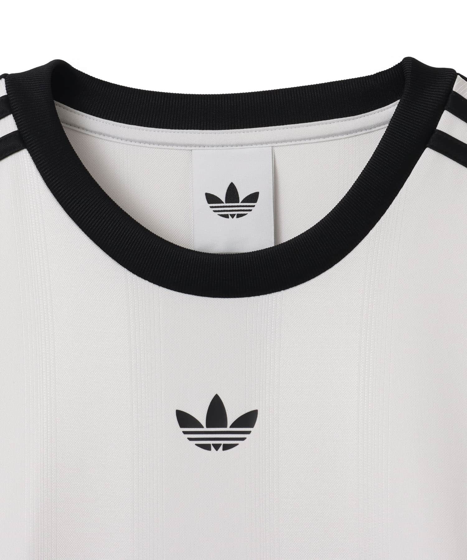 adidas ADICOLOR JACQUARD LONG SLEEVE JERSEY ホワイト/ブラックの画像