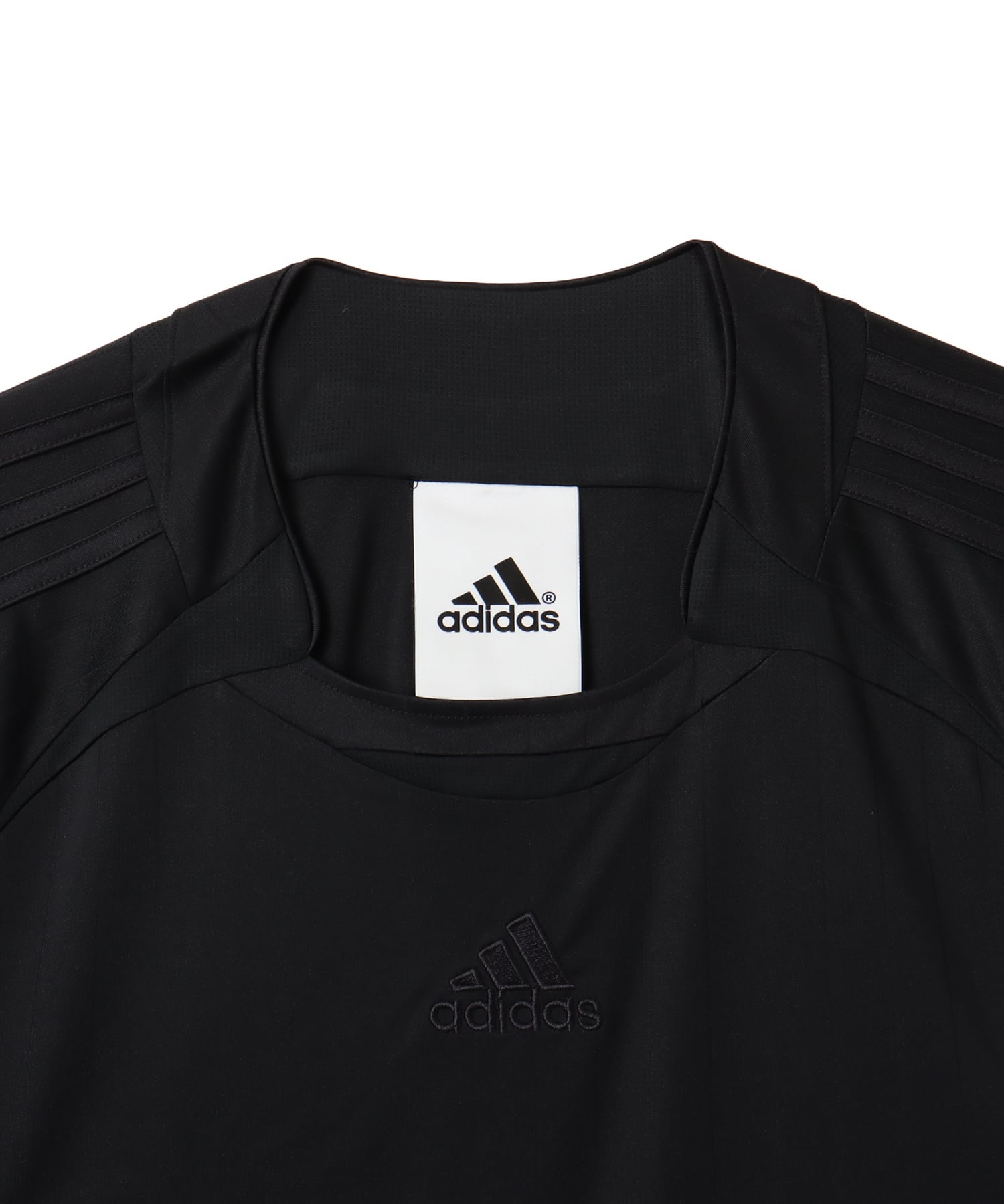 adidas TEAMGEIST TEE ブラック/ブラックの画像