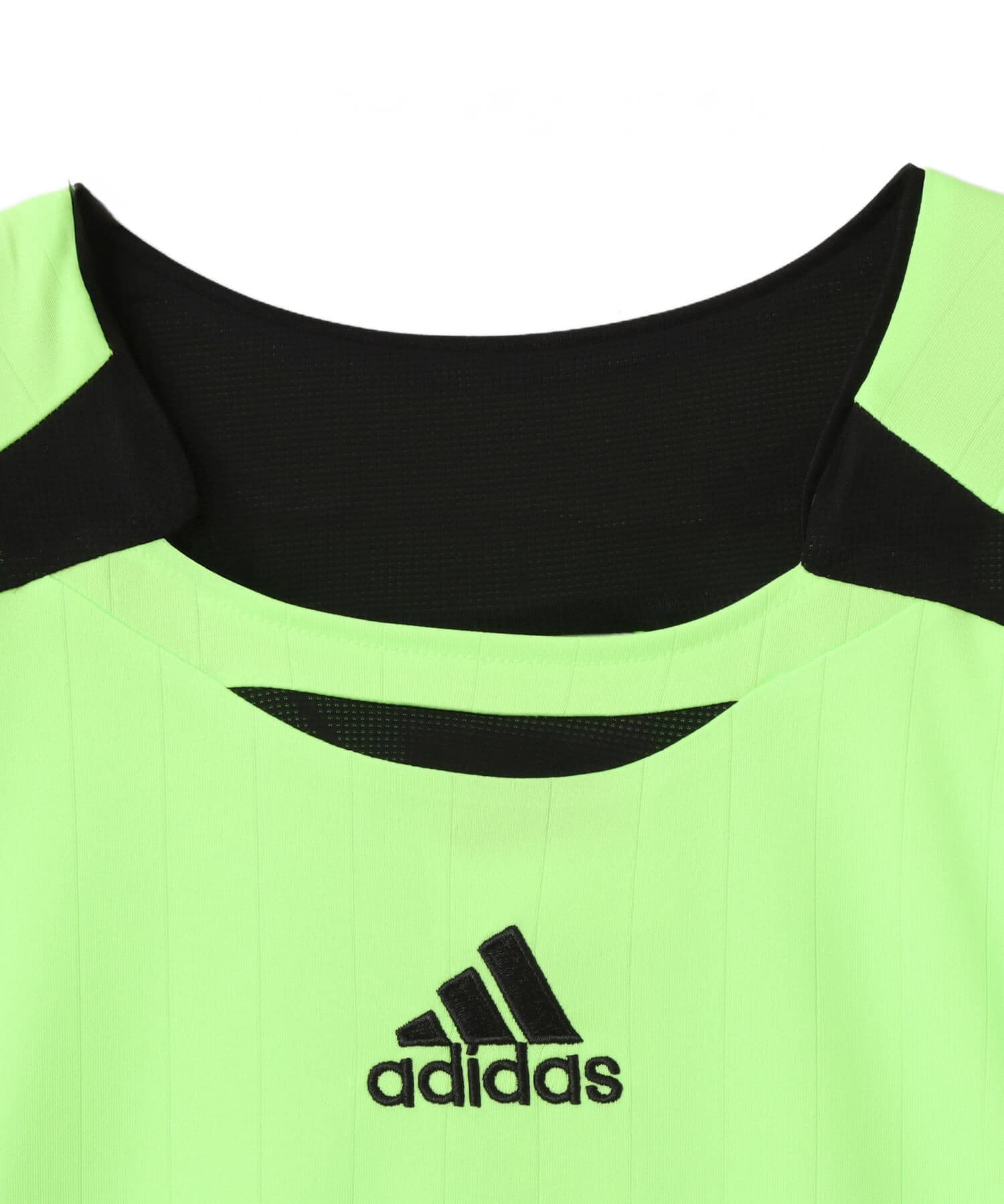 adidas TEAMGEIST ADICOLOR TEE シグナルグリーン/ブラックの画像