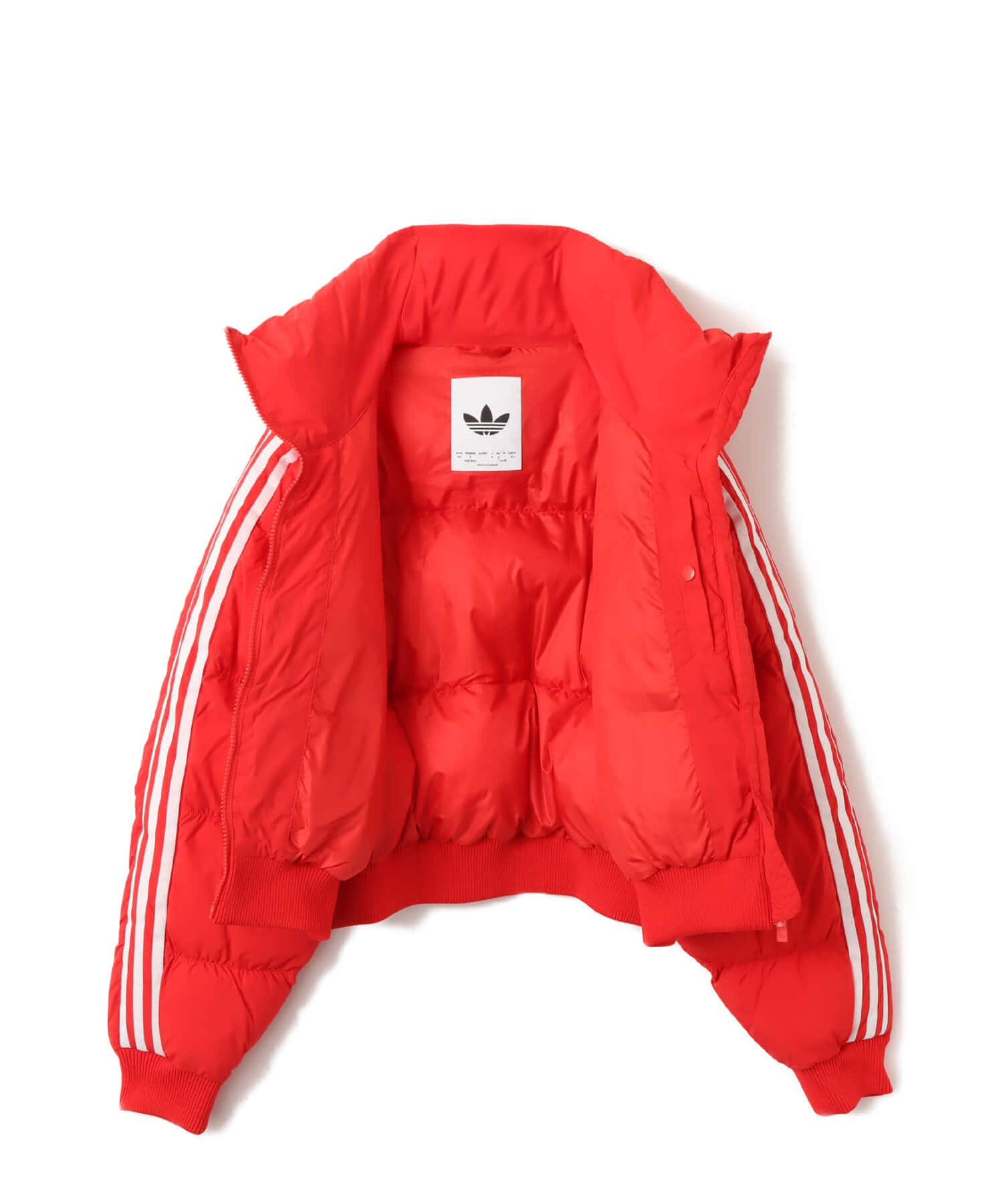 adidas ADICOLOR CROPPED SYNTHETIC DOWN PUFFER ベタースカーレットの画像