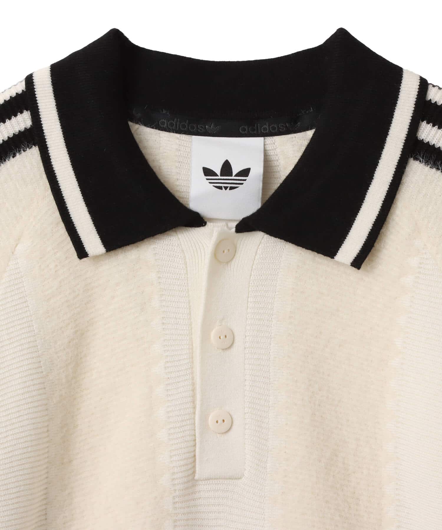 adidas PREMIUM KNITTED JERSEY クリームホワイトの画像