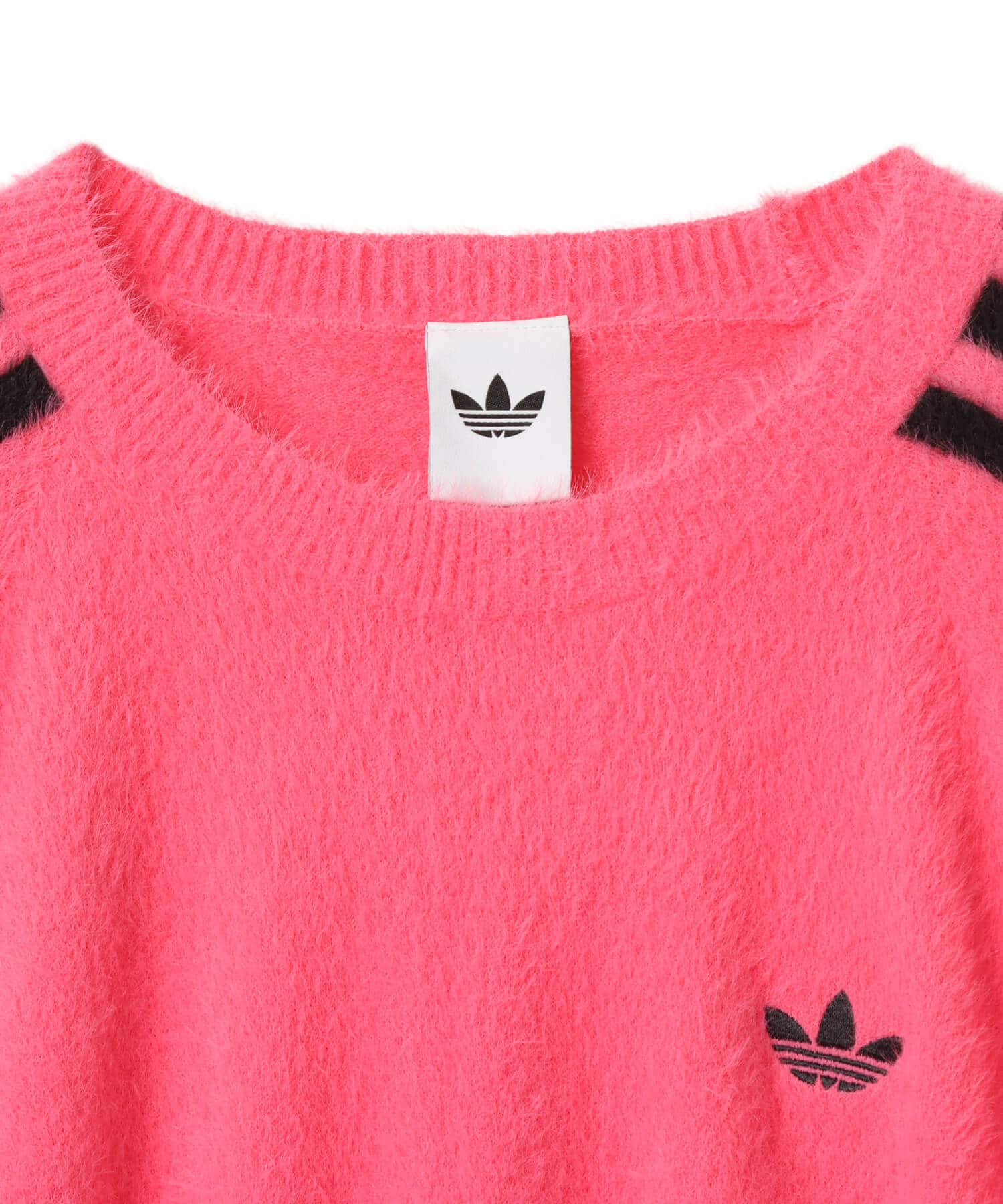 adidas ADICOLOR HOLIDAY KNIT SWEATER ルシッドピンクの画像