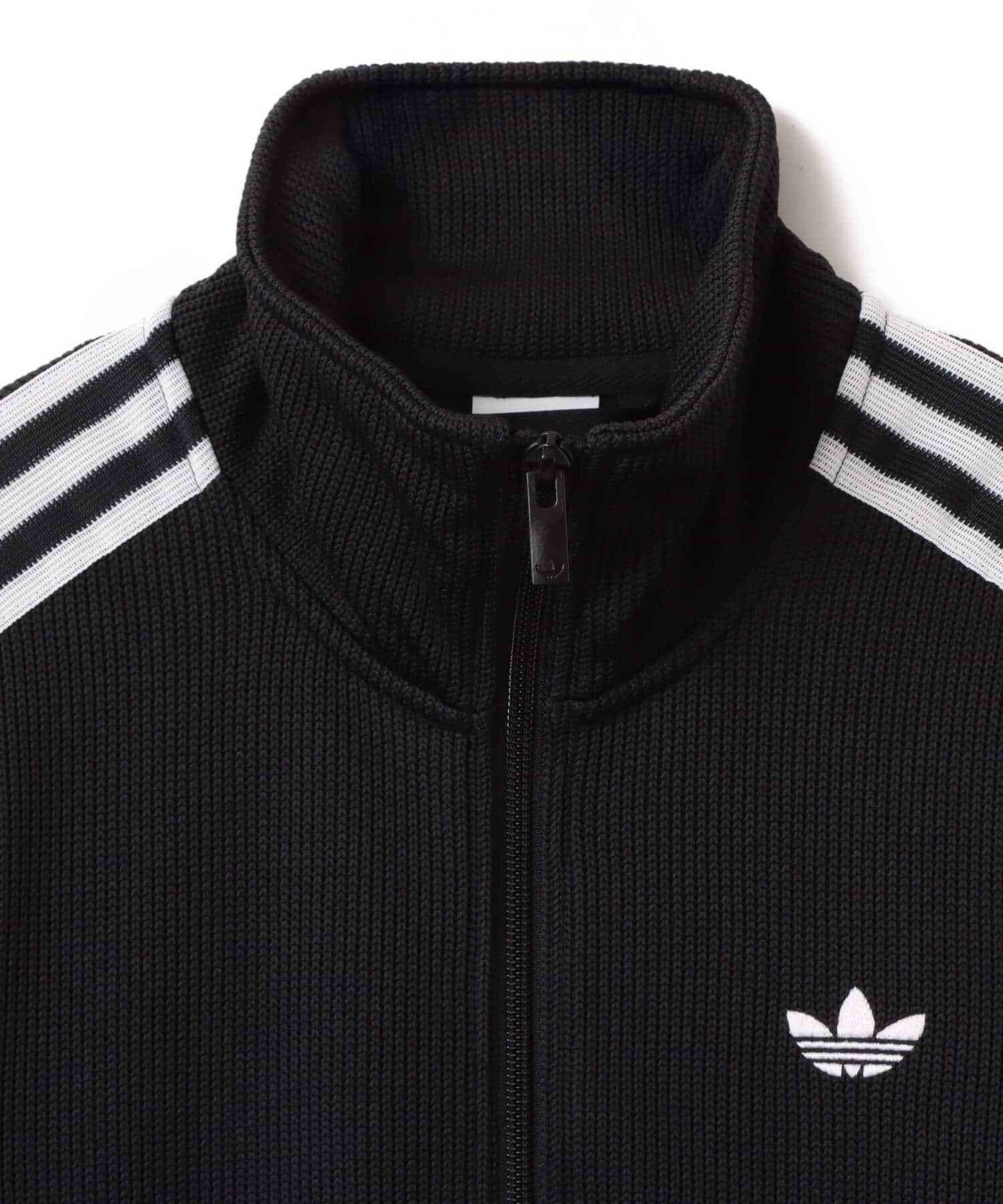 adidas FIREBIRD ADICOLOR  KNIT TRACK TOP ブラック/ホワイトの画像