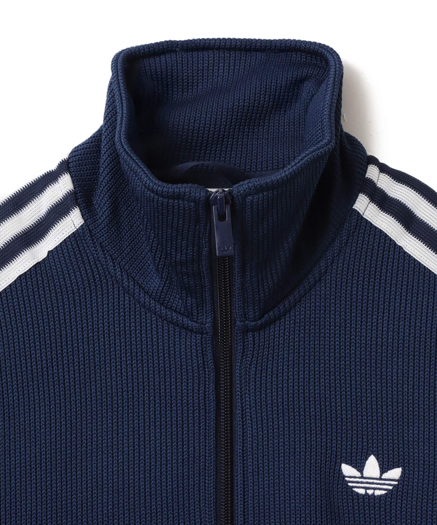 adidas FIREBIRD ADICOLOR  KNIT TRACK TOP ナイトインディゴ/ホワイトの画像